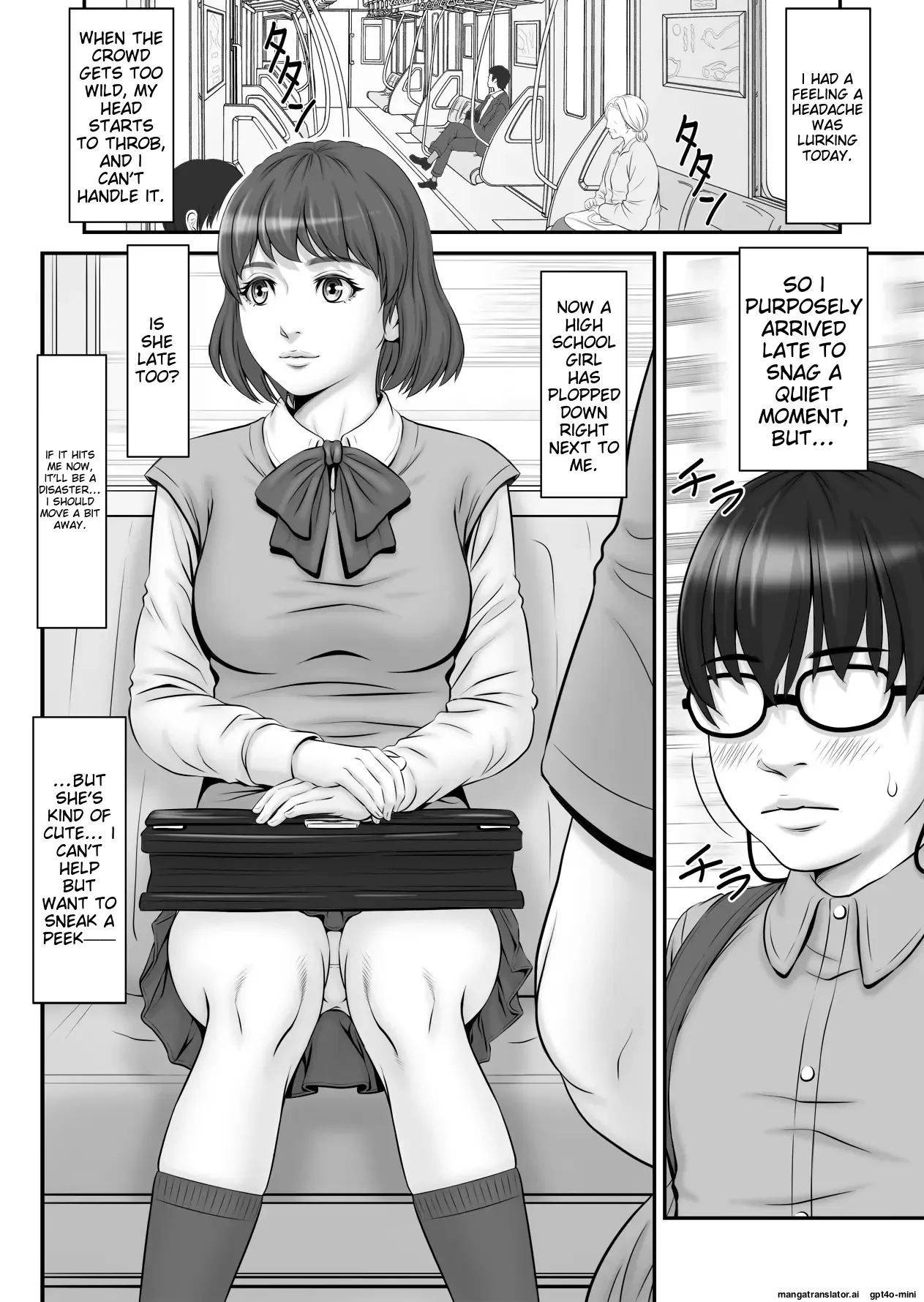 Shiseikatsu ga mieru! ~ Tsūgaku densha-hen[MTL] Page 4