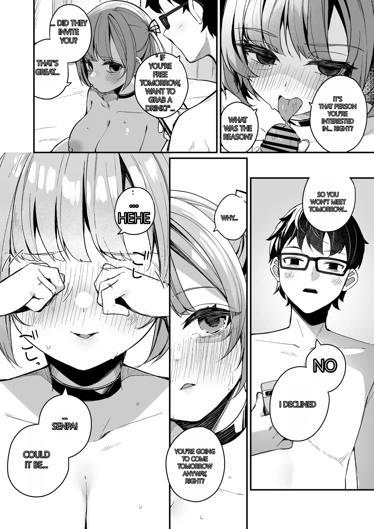 [Menbou Renpou (Menbou)]Renai Soudan nante Hobo Sex desu yo ne!? ~Akuyuu Kouhai to Issen Koete Yarimakuru Hanashi~ | Consulting About Love is Mostly About Sex, Right!? ~A Story of Crossing the Line and Going All the Way with a Bad Friend Junior~[English] [MTL] Page 26