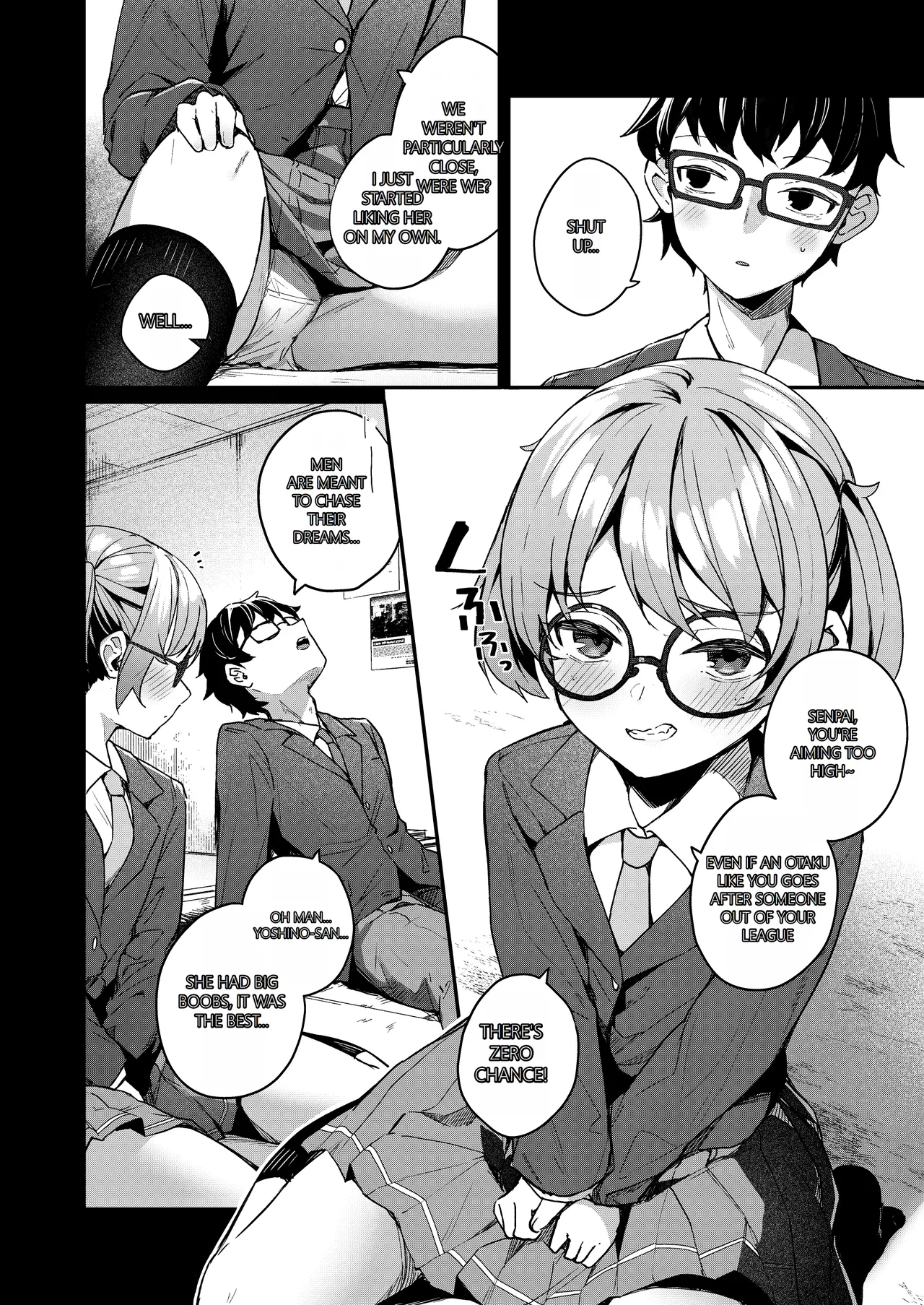 [Menbou Renpou (Menbou)]Renai Soudan nante Hobo Sex desu yo ne!? ~Akuyuu Kouhai to Issen Koete Yarimakuru Hanashi~ | Consulting About Love is Mostly About Sex, Right!? ~A Story of Crossing the Line and Going All the Way with a Bad Friend Junior~[English] [MTL] Page 44