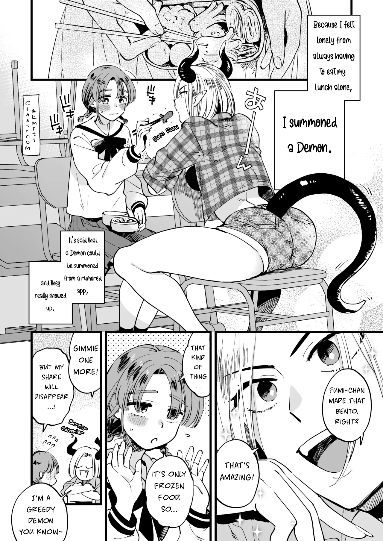[Yukataro]Sabishi Katta node Akuma o Shoukan shitara Taika to shite Futanari Yuri Ecchi Saserarete Shimau[English] Page 2