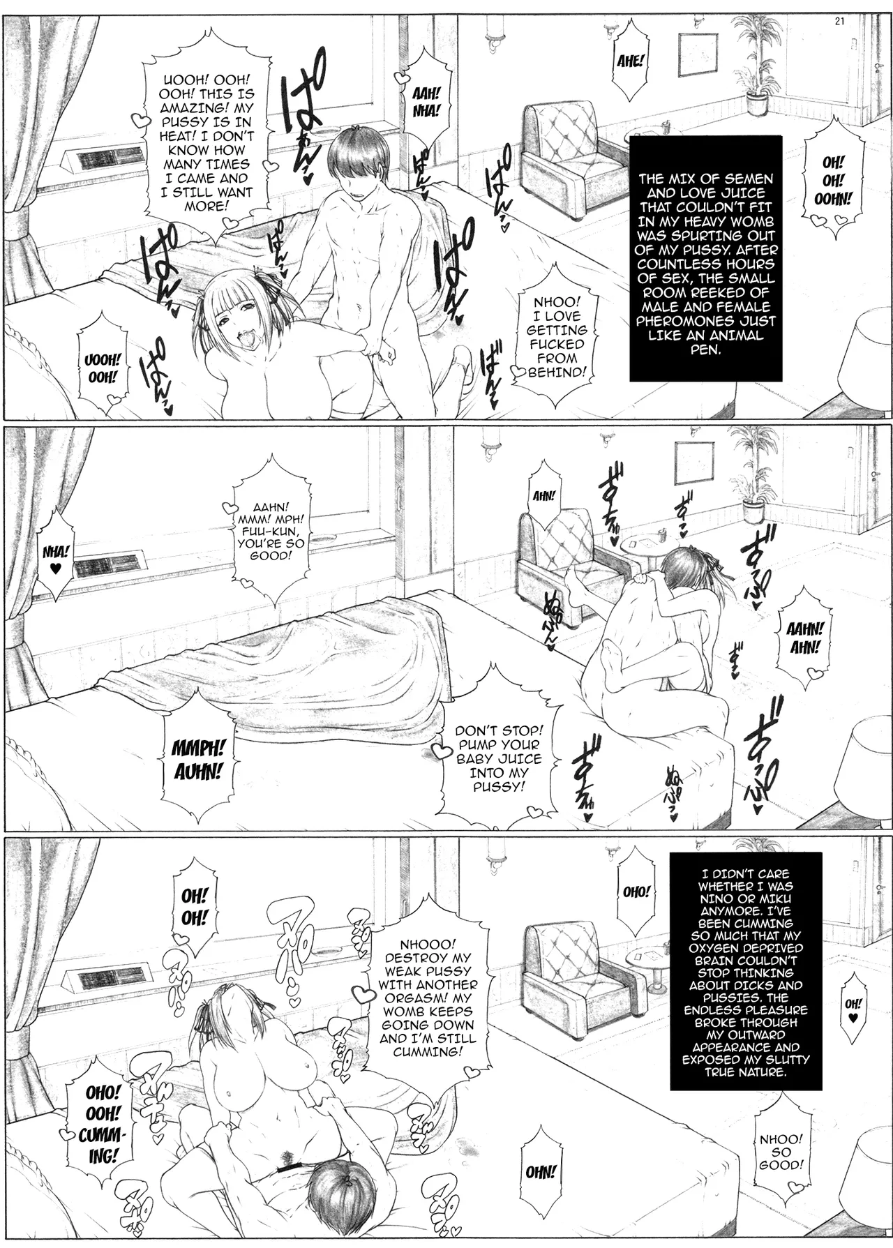 [AXZ (Kutani)]Angel's stroke 155 5-toubun no Hanayome 2 Nikui Aitsu e Warudakumi Cooking Dosukebe-jiru Get!! | Angel's Stroke 155 Quintessential Quintuplets - Getting the Lewd Juice From My Hated One by Tricking Him into Eating Tampered Food!!(Gotoubun no Hanayome) [English] {Doujins.com} [Digital] Page 22