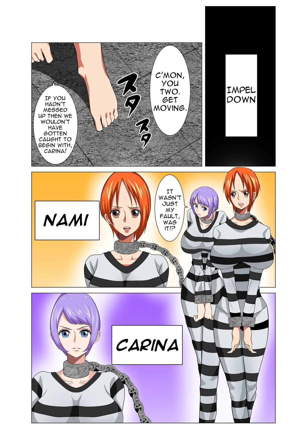 [Q Doujin]Kangoku Seikatsu | Prison Life(One Piece) [English] {Doujins.com} Page 2