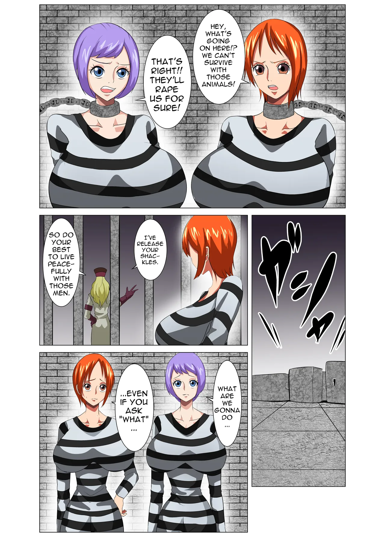[Q Doujin]Kangoku Seikatsu | Prison Life(One Piece) [English] {Doujins.com} Page 4