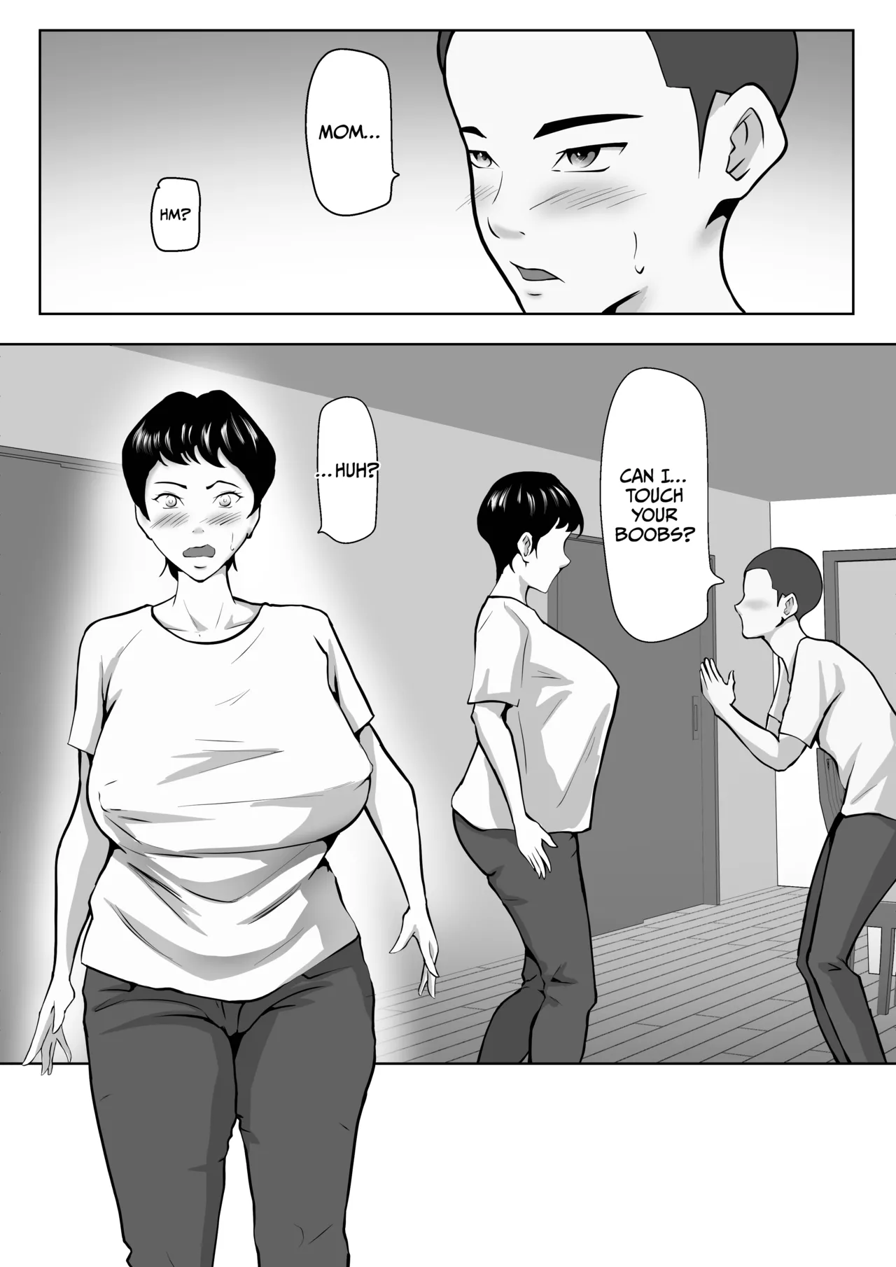 [Pentacle (Shimipan)]Otokomasari no Kaa-chan ga Musuko to no Sex de Onna ni Natta Hanashi[English] Page 3