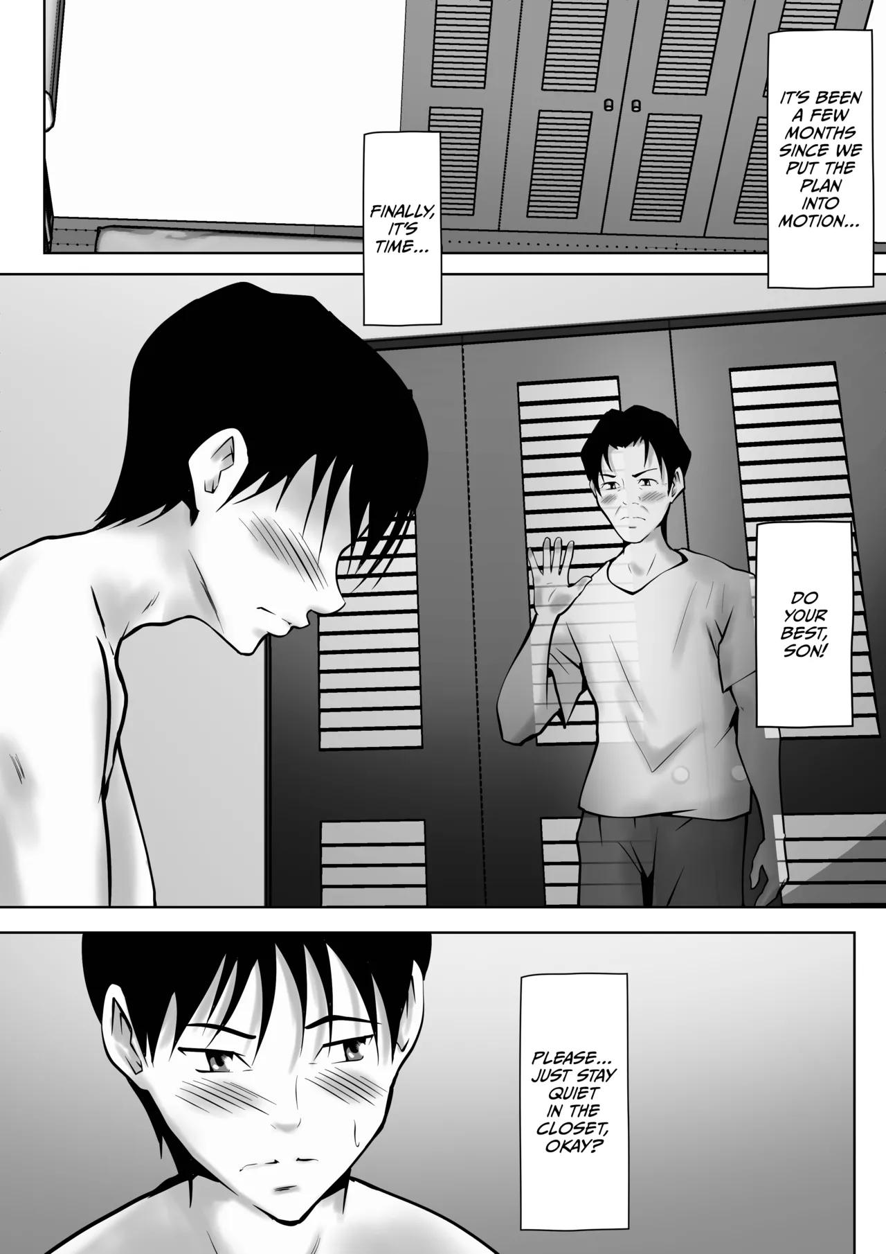 [Pentacle (Shimipan)]Tsuma ga Sex Sasete Kurenai no de, Musuko ni Netotte Moratte Okazu ni suru koto ni Shimashita Page 10