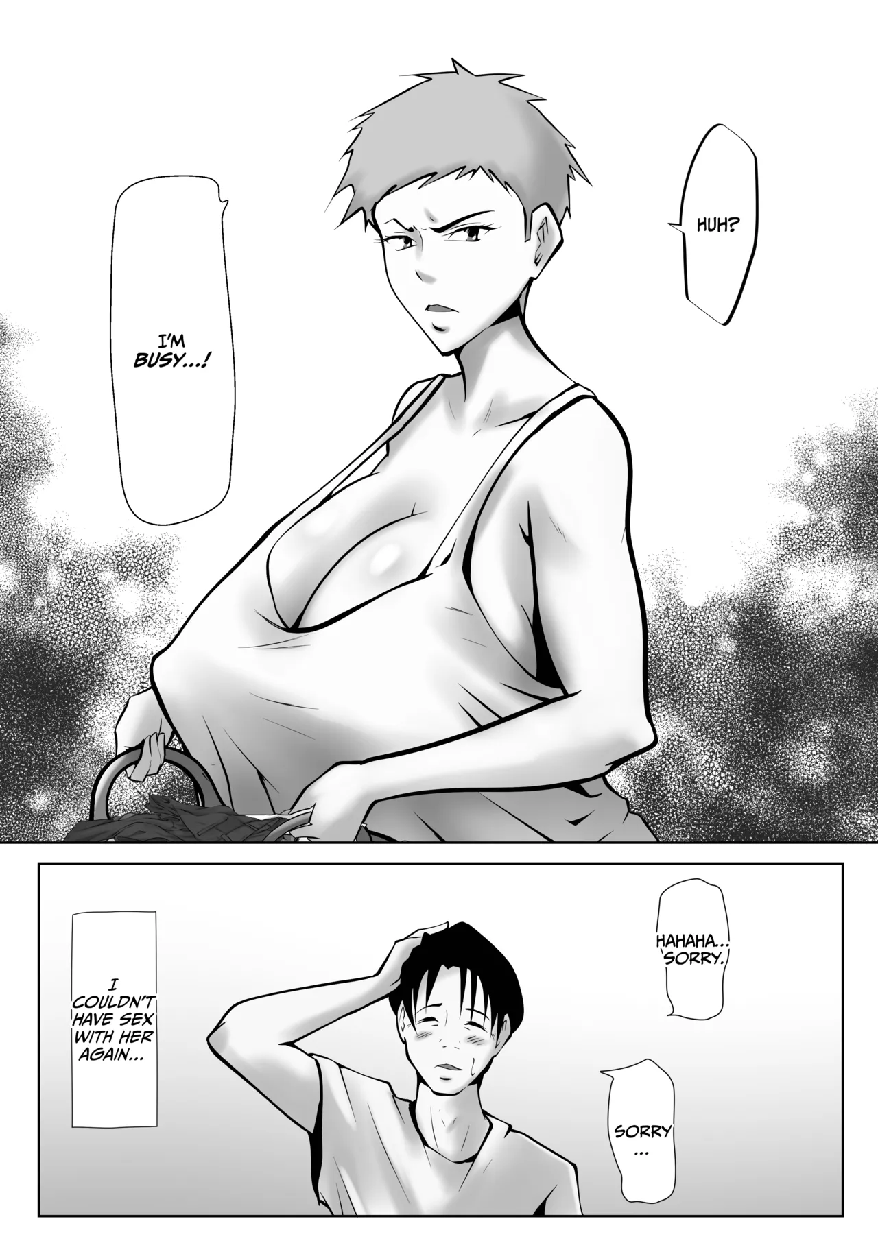 [Pentacle (Shimipan)]Tsuma ga Sex Sasete Kurenai no de, Musuko ni Netotte Moratte Okazu ni suru koto ni Shimashita Page 3