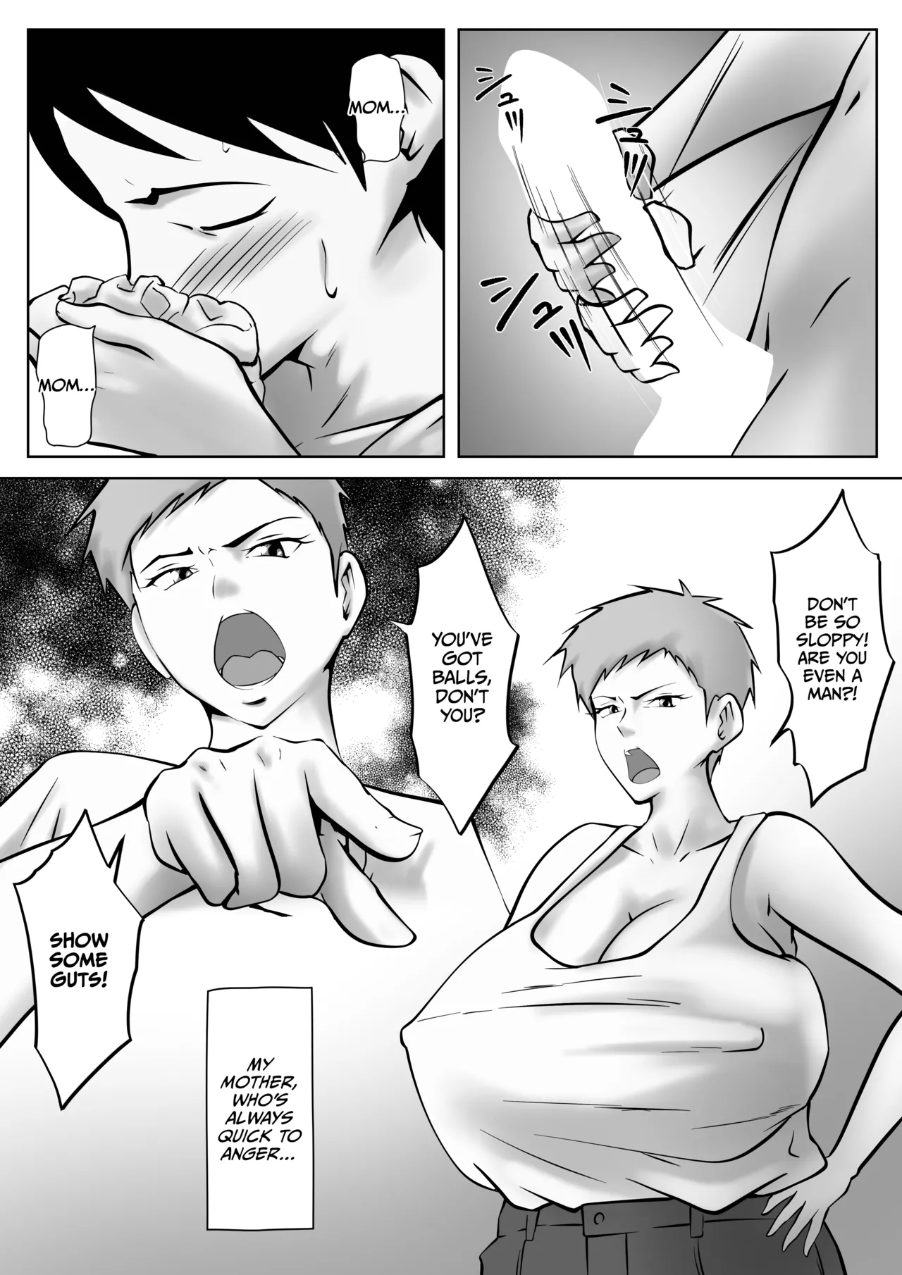 [Pentacle (Shimipan)]Tsuma ga Sex Sasete Kurenai no de, Musuko ni Netotte Moratte Okazu ni suru koto ni Shimashita Page 5