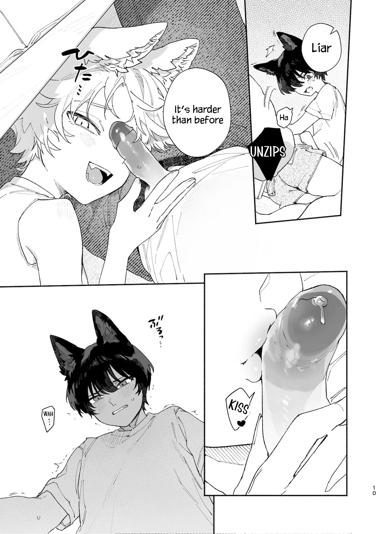 [usachanGet]Otoko ga Uke. ~Coyote-chan × Kai Inu-kun~ | Boys be Submissive. ~Coyote-chan x Kai Ken~[English] [Lunaslurp] Page 10
