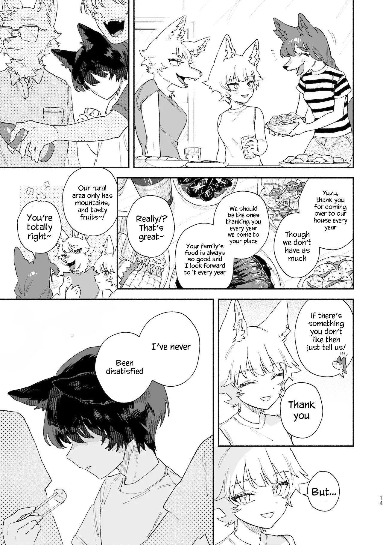[usachanGet]Otoko ga Uke. ~Coyote-chan × Kai Inu-kun~ | Boys be Submissive. ~Coyote-chan x Kai Ken~[English] [Lunaslurp] Page 14