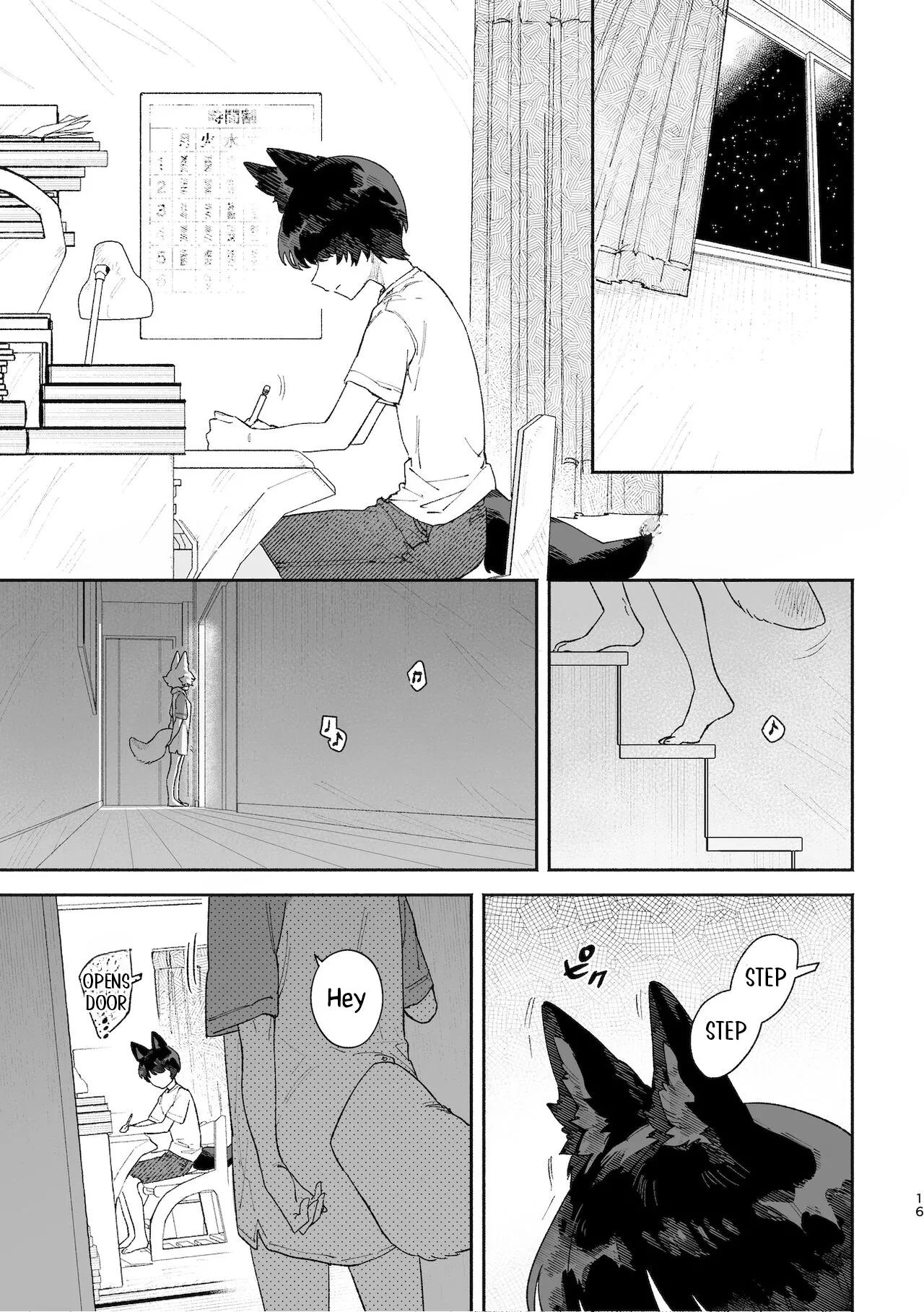 [usachanGet]Otoko ga Uke. ~Coyote-chan × Kai Inu-kun~ | Boys be Submissive. ~Coyote-chan x Kai Ken~[English] [Lunaslurp] Page 16