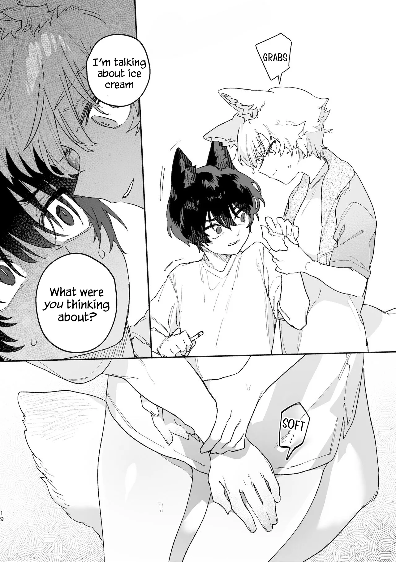 [usachanGet]Otoko ga Uke. ~Coyote-chan × Kai Inu-kun~ | Boys be Submissive. ~Coyote-chan x Kai Ken~[English] [Lunaslurp] Page 19