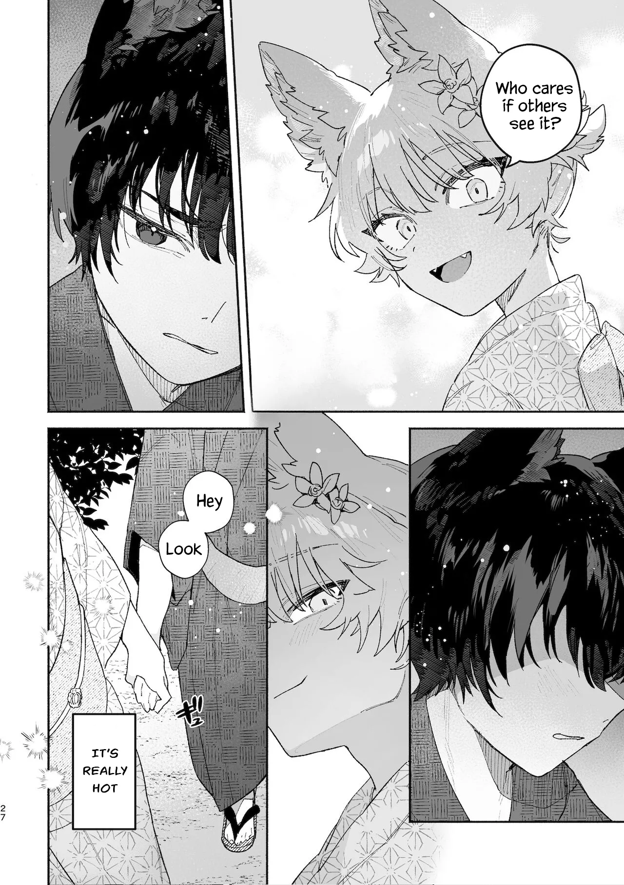[usachanGet]Otoko ga Uke. ~Coyote-chan × Kai Inu-kun~ | Boys be Submissive. ~Coyote-chan x Kai Ken~[English] [Lunaslurp] Page 27