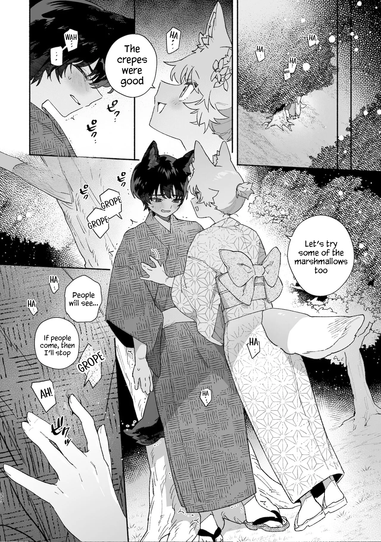 [usachanGet]Otoko ga Uke. ~Coyote-chan × Kai Inu-kun~ | Boys be Submissive. ~Coyote-chan x Kai Ken~[English] [Lunaslurp] Page 28