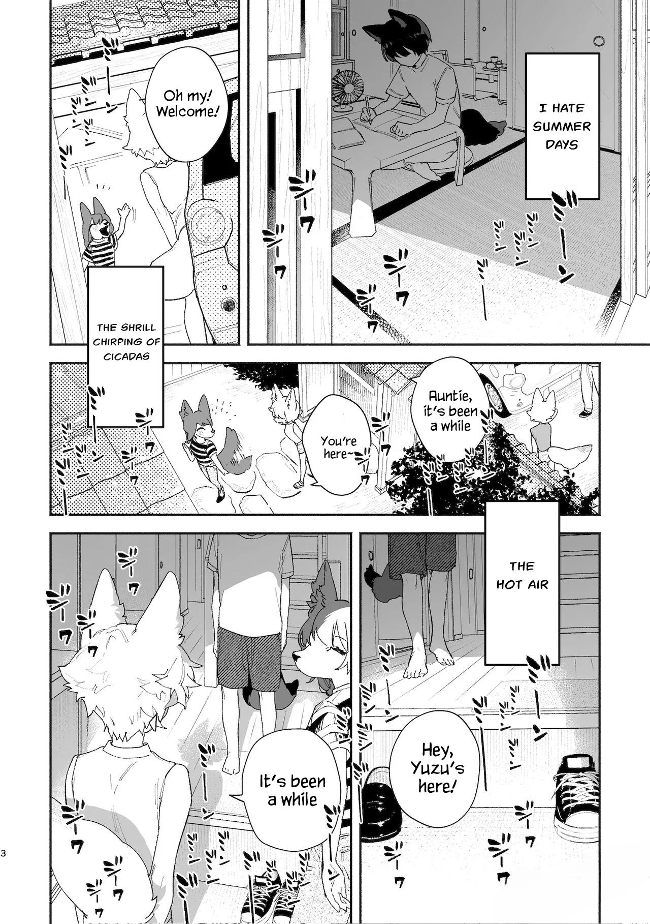 [usachanGet]Otoko ga Uke. ~Coyote-chan × Kai Inu-kun~ | Boys be Submissive. ~Coyote-chan x Kai Ken~[English] [Lunaslurp] Page 3