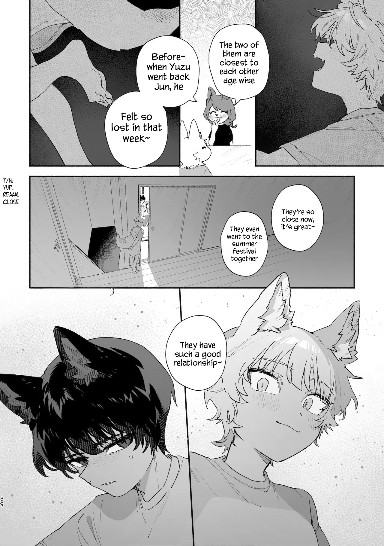 [usachanGet]Otoko ga Uke. ~Coyote-chan × Kai Inu-kun~ | Boys be Submissive. ~Coyote-chan x Kai Ken~[English] [Lunaslurp] Page 38