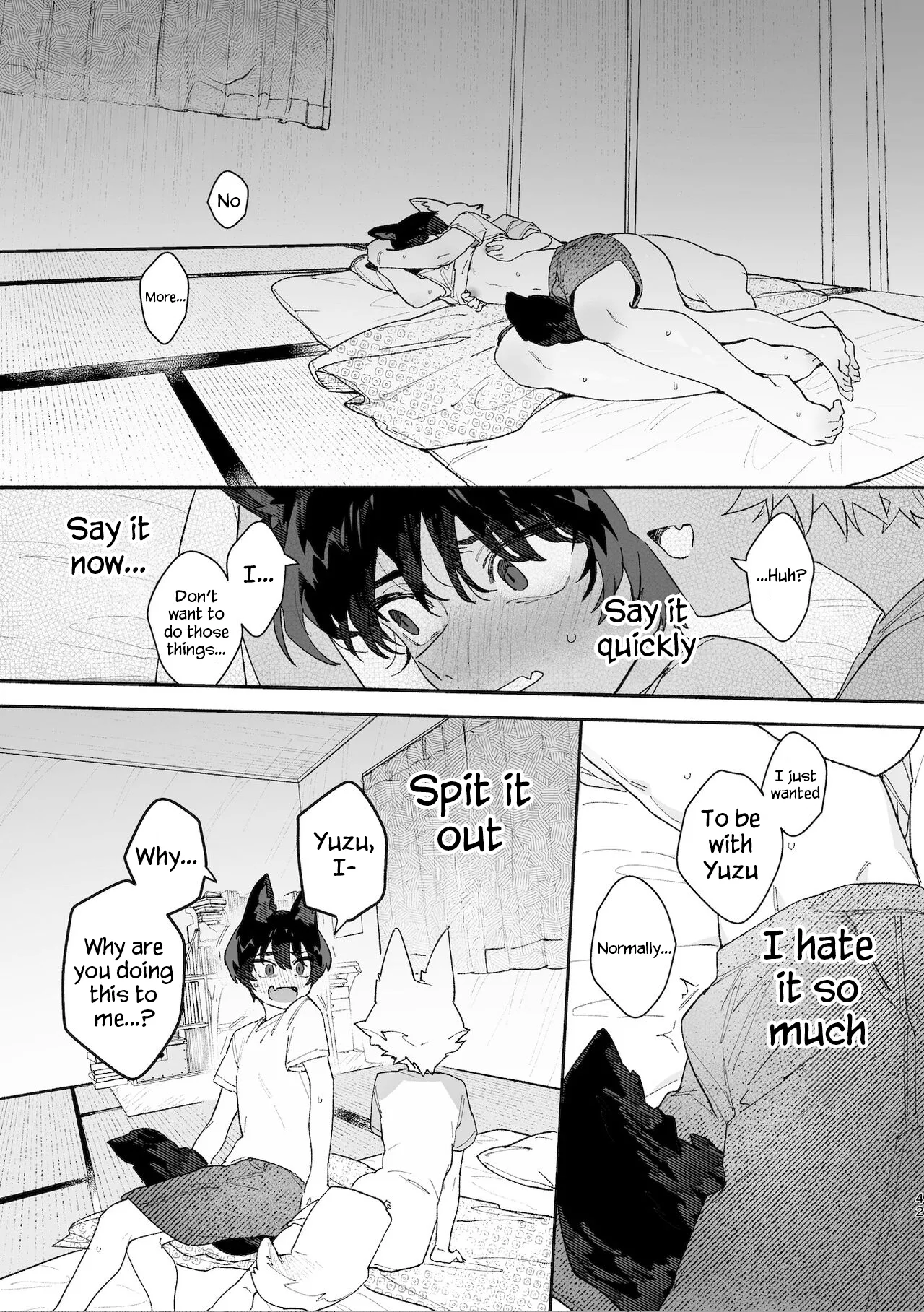 [usachanGet]Otoko ga Uke. ~Coyote-chan × Kai Inu-kun~ | Boys be Submissive. ~Coyote-chan x Kai Ken~[English] [Lunaslurp] Page 41