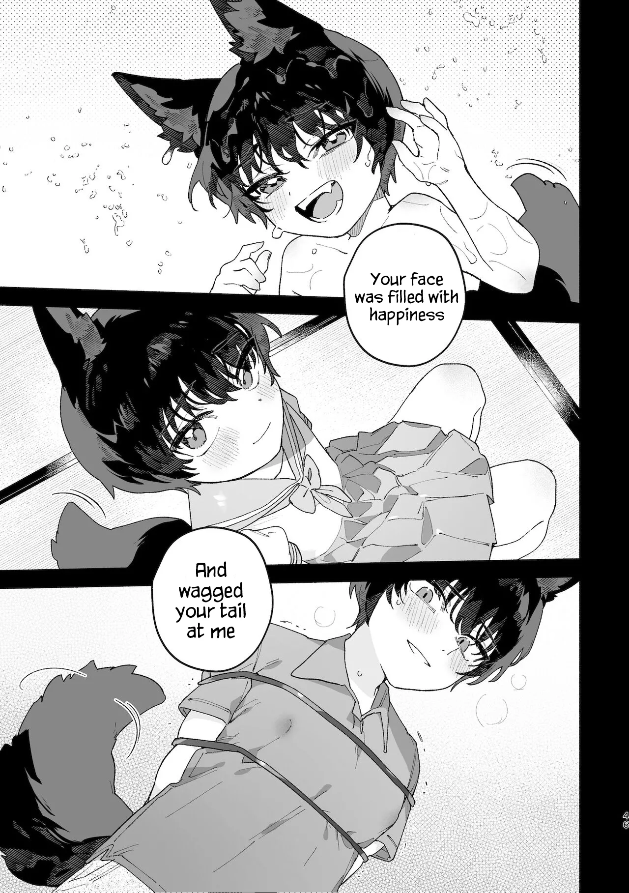 [usachanGet]Otoko ga Uke. ~Coyote-chan × Kai Inu-kun~ | Boys be Submissive. ~Coyote-chan x Kai Ken~[English] [Lunaslurp] Page 45