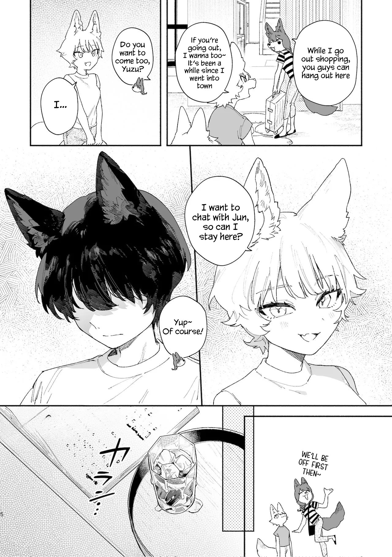 [usachanGet]Otoko ga Uke. ~Coyote-chan × Kai Inu-kun~ | Boys be Submissive. ~Coyote-chan x Kai Ken~[English] [Lunaslurp] Page 5