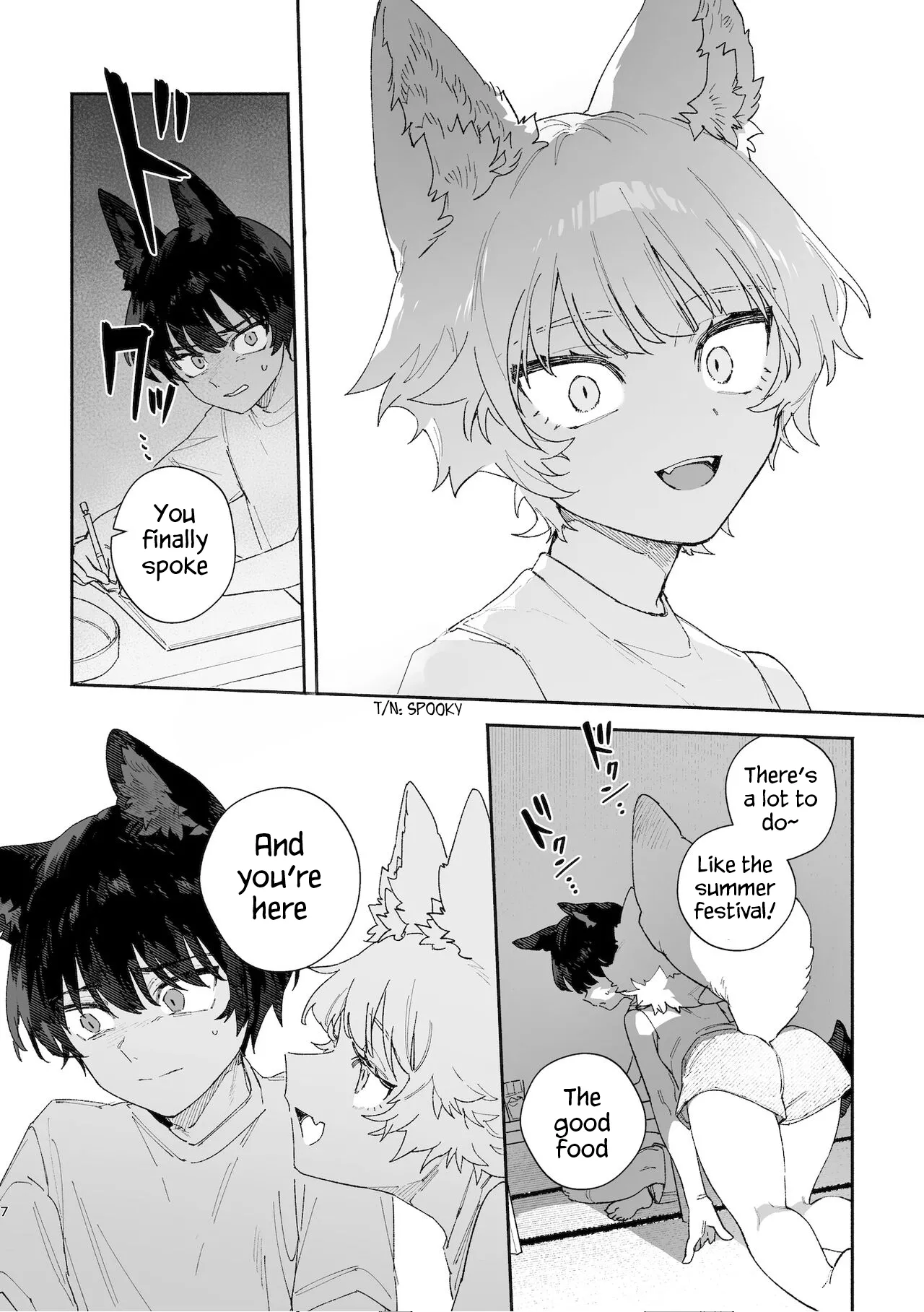 [usachanGet]Otoko ga Uke. ~Coyote-chan × Kai Inu-kun~ | Boys be Submissive. ~Coyote-chan x Kai Ken~[English] [Lunaslurp] Page 7