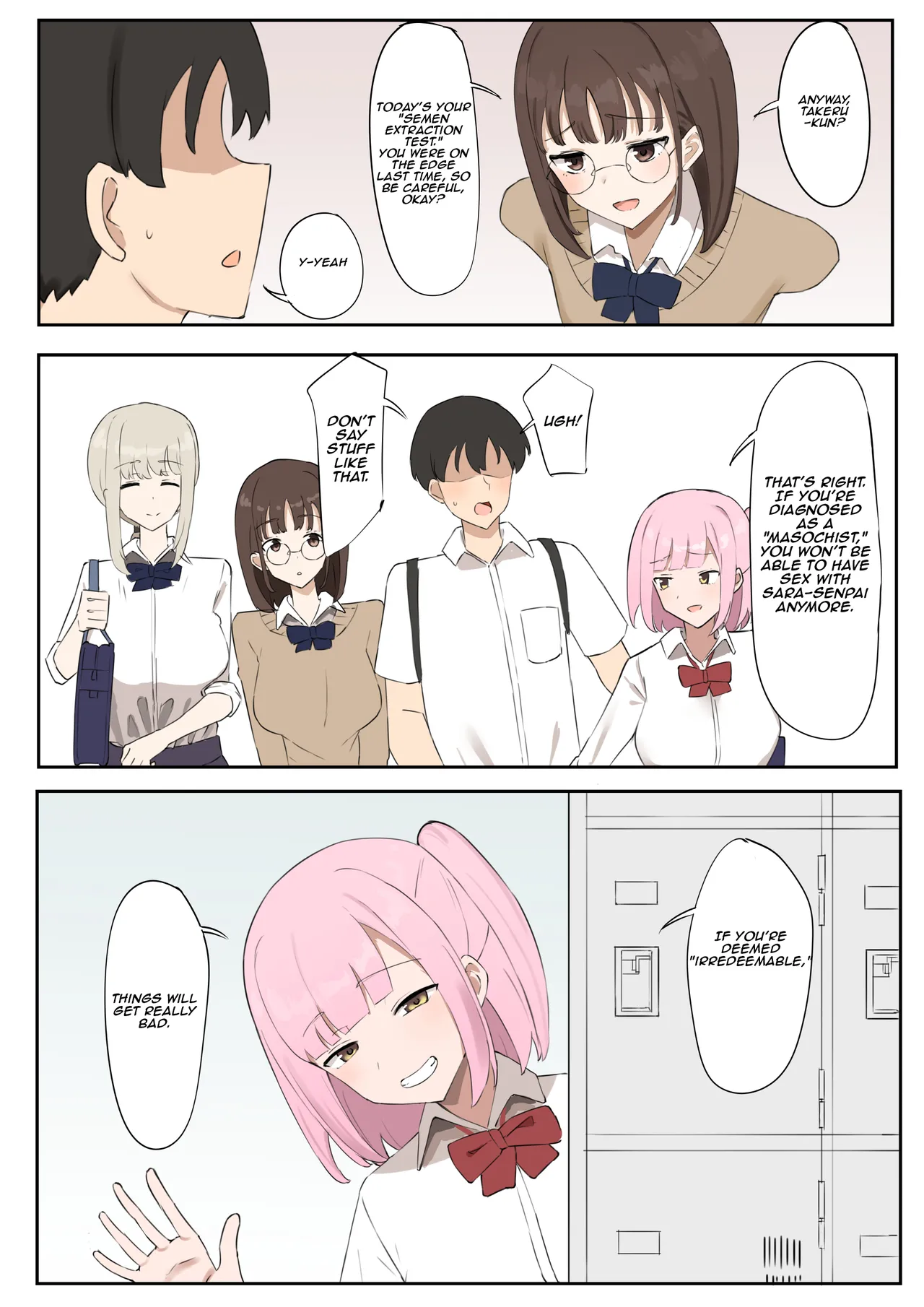 [muripoyo]"Masochists" can't pass on their genes! | "Mazo" wa Idenshi Nokosemasen![English] [Aishi21] Page 4