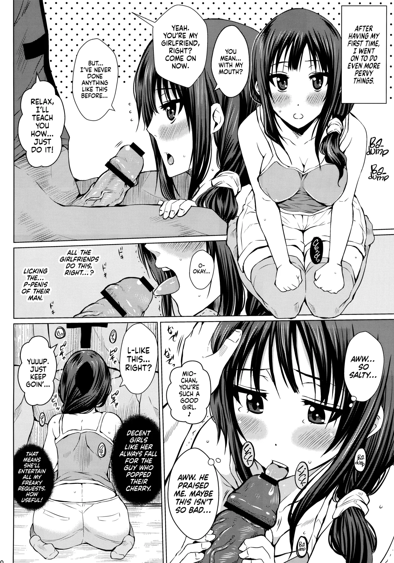 (C81) [Heta no Yoko Zuki (Dunga)]Kakitare!! | Sex Pet!(K-ON!) [English] [head empty] Page 9