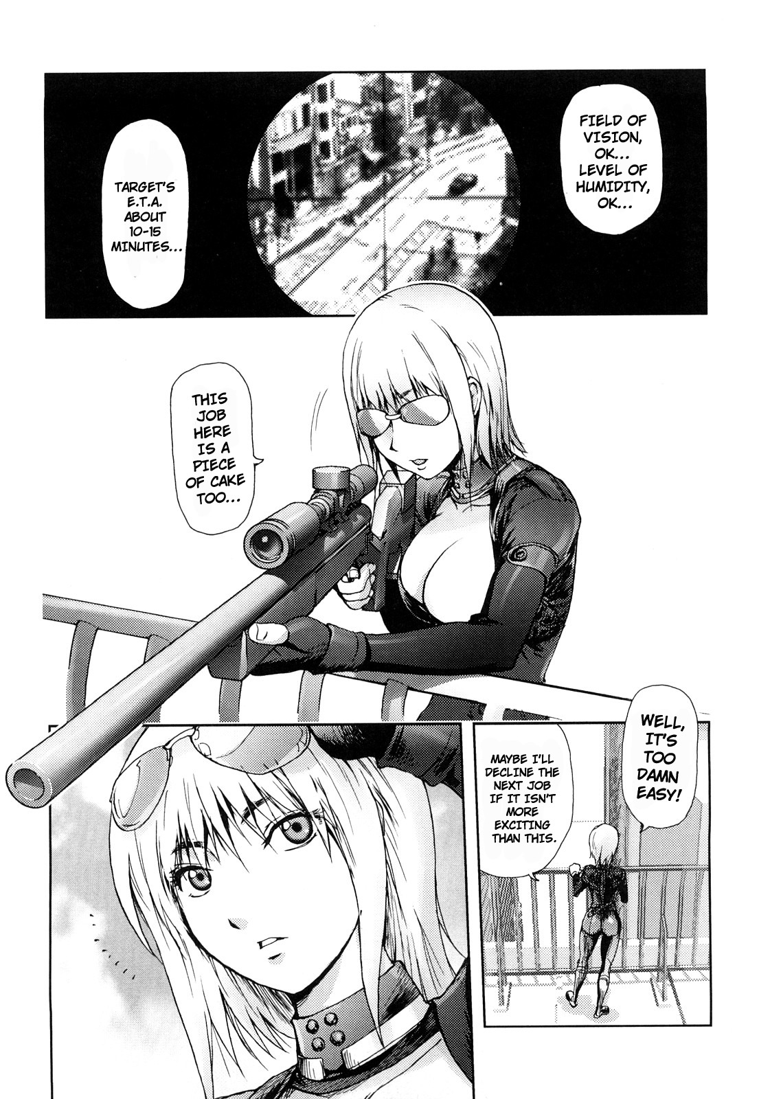 [Kon-Kit]The Adventures of Suicide Man, The Woman Who Never Misses, and Hime-Chan[English] Page 7