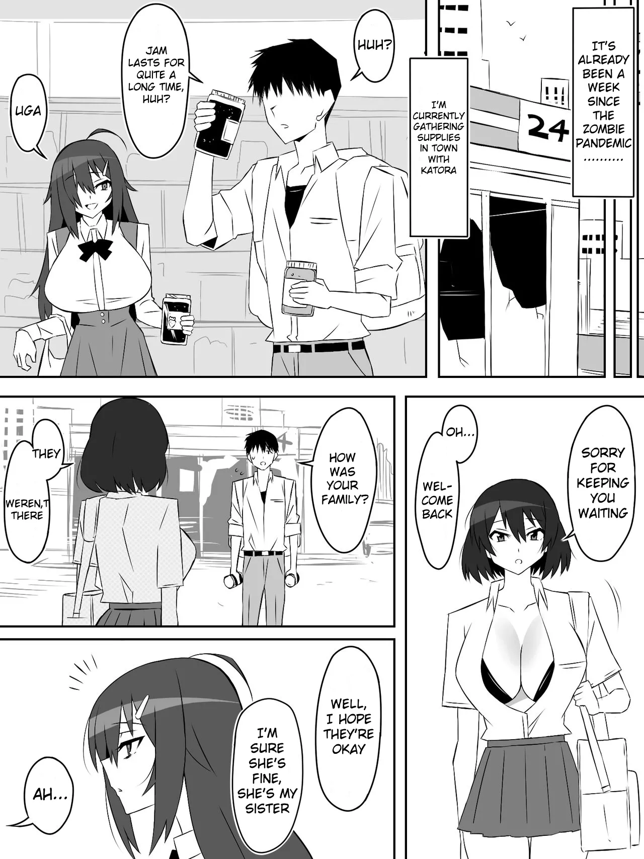 [Circle Kagemusha (Kagemusha)]Zombie Harem Life ~Koutai Mochi no Ore to Bakunyuu Zombie~ 6[English] Page 9