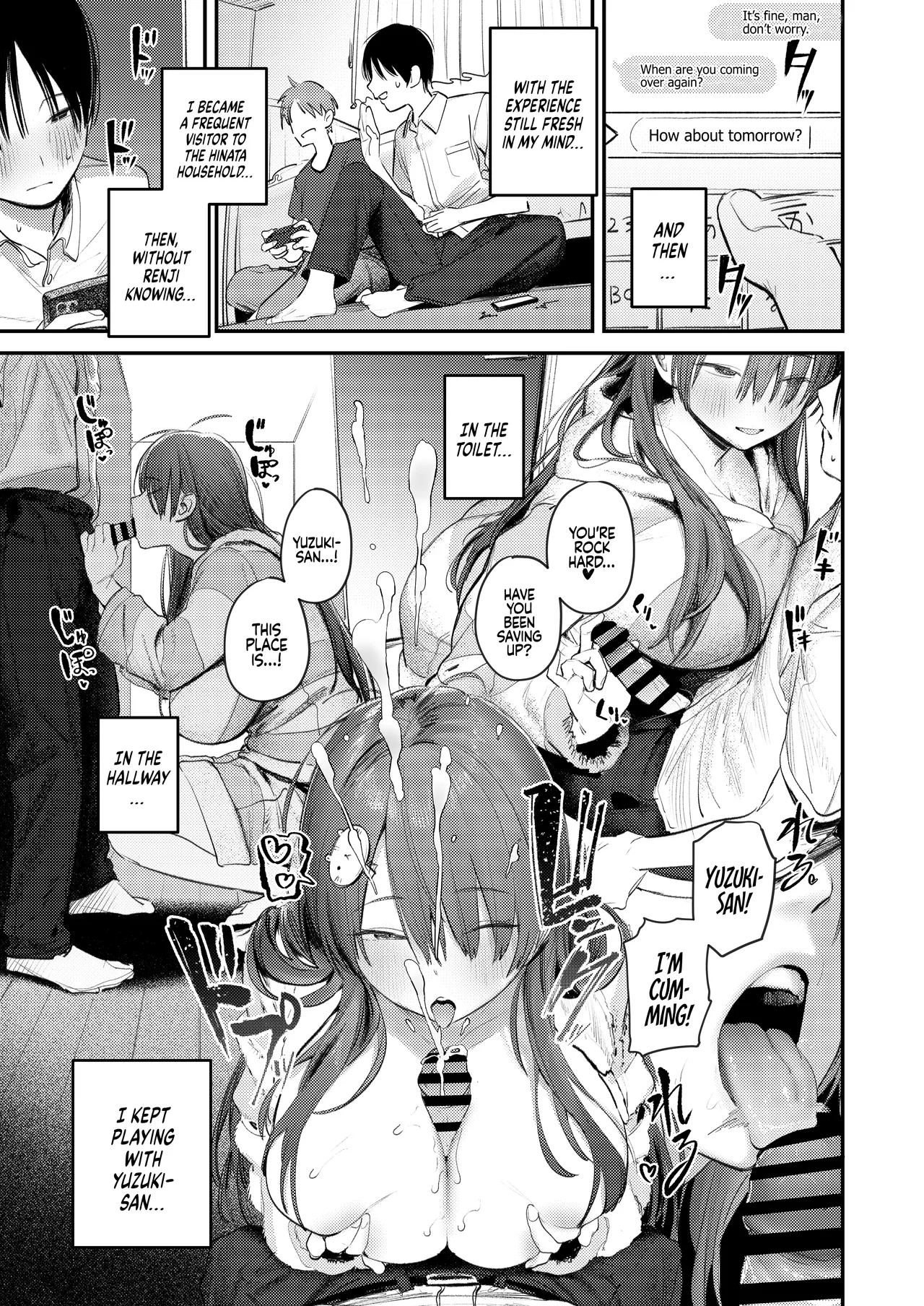 [Momojiru Teien (Momokumo)]Mamono no Heya ~6 nen-buri ni Saikai shitara Hikikomori NEET ni Natteita Shinyuu no Onee-san ni Semararete Seieki o Shiboritorareru Hanashi | Monster’s Room ~The Story of Being Milked by My Best Friend's Older Sister who had Become a Shut-in NEET after not seeing Her for Six Years[English] [Coffedrug] [Digital] Page 22