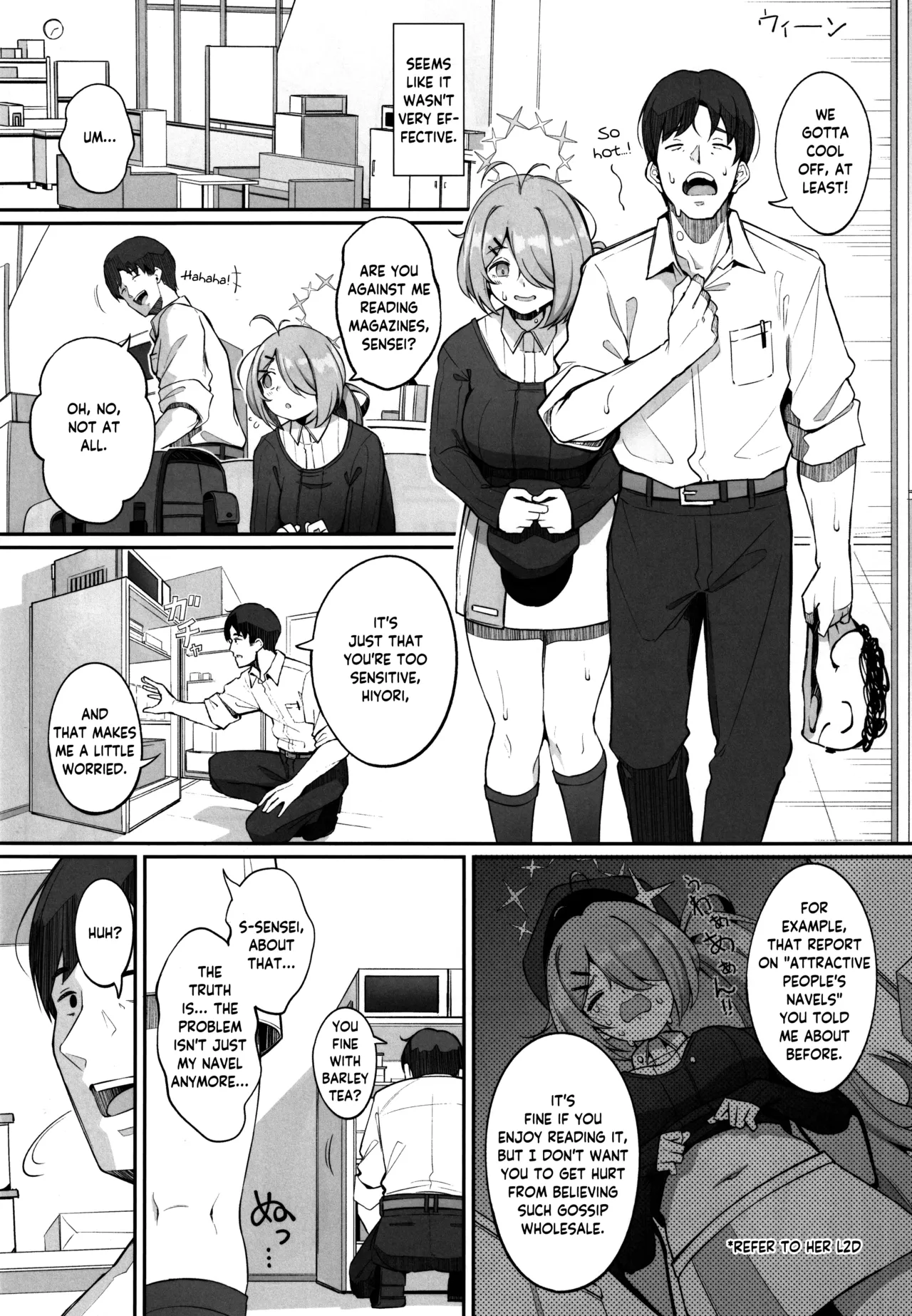 (C104) [Gessyu (Chouzetsu Bishoujo mine)]ron-ro ni mo Nottenai!! | This Wasn't On ron-ro!!(Blue Archive) [English] [Douzo Lad Translations] Page 4