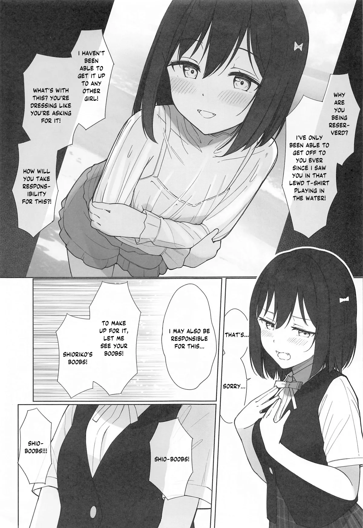 (Bokura no Love Live! 43) [TATAHOT (TATA)]Machi de Souguu Shita Shioriko-chan ni Ecchi na Onegai Shitemita(Love Live! Nijigasaki High School Idol Club) [English] [YuushaNi] Page 4