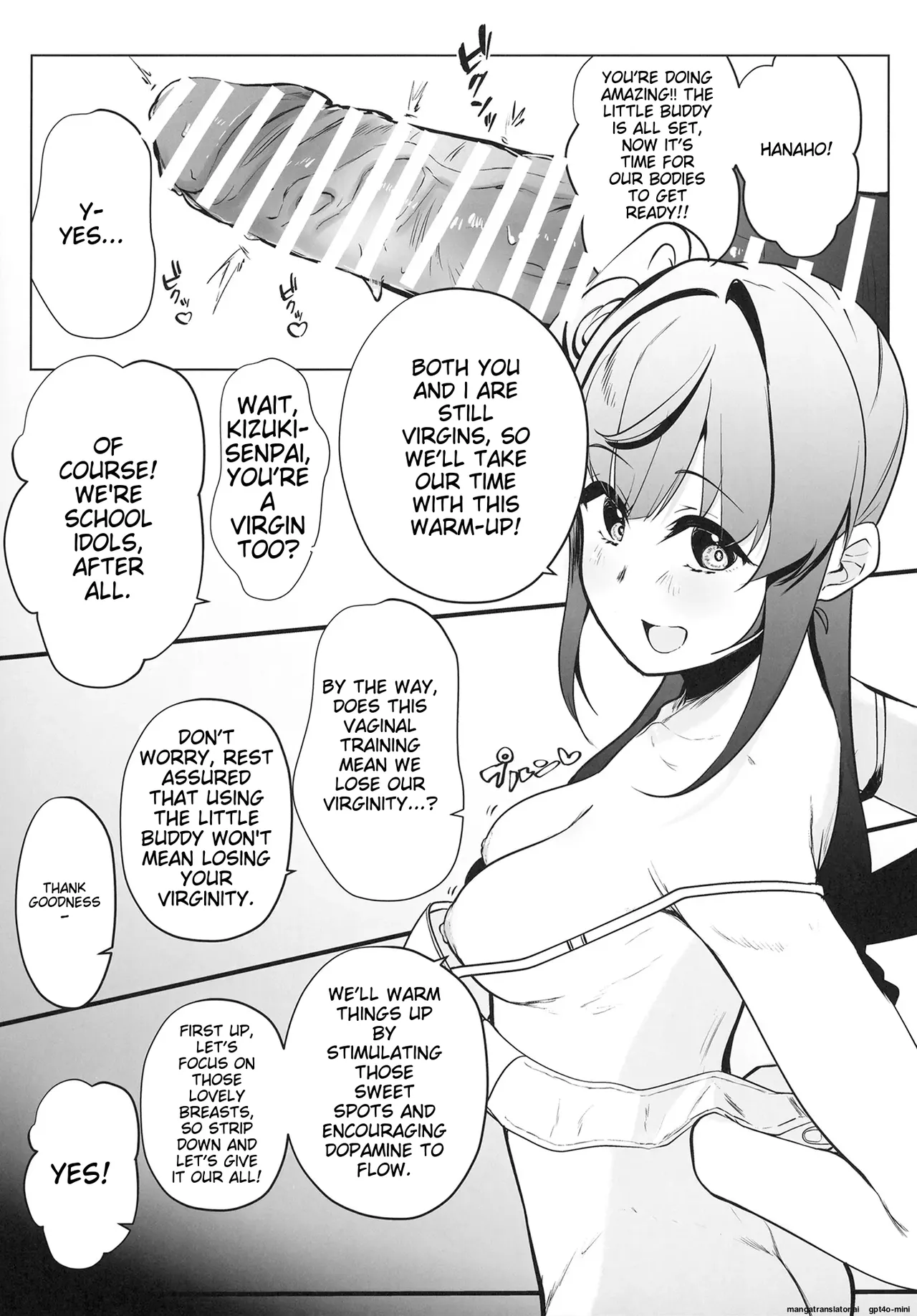 [OH MY GOSH!! (Ya-kun, Karin)]Otomune-shiki ChitsuTrain Juku ~Cerise Bouquet Hen~ | Otsumune Style Vaginal Training School: Cerise Bouquet Edition(Love Live! Hasunosora Jogakuin School Idol Club) [English] [MTL] [Digital] Page 13