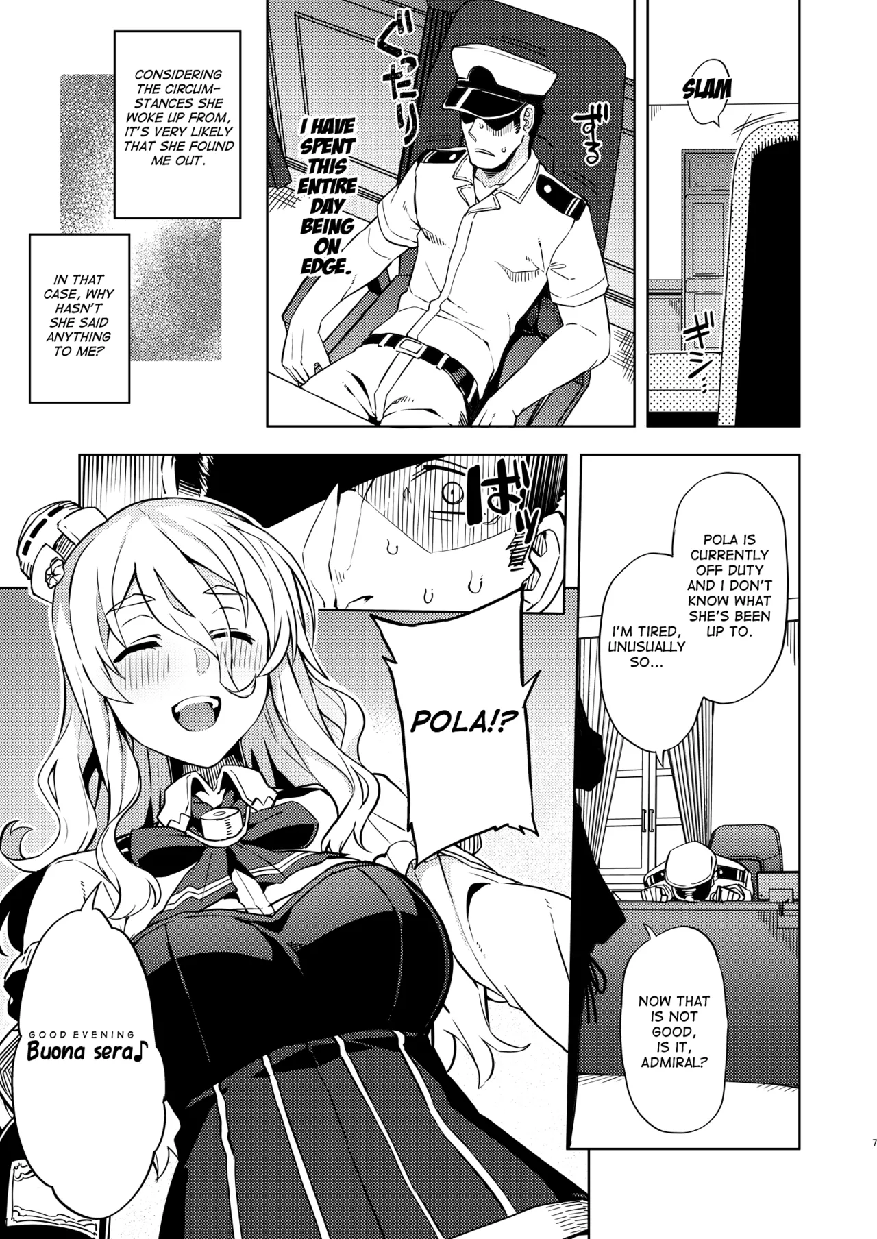 [Nami-nami Restaurant (Tsukinami Kousuke)]Pola Suikan Sono Ato | Fucking a Sleeping Pola, After That(Kantai Collection -KanColle-) [English] [Digital] Page 7