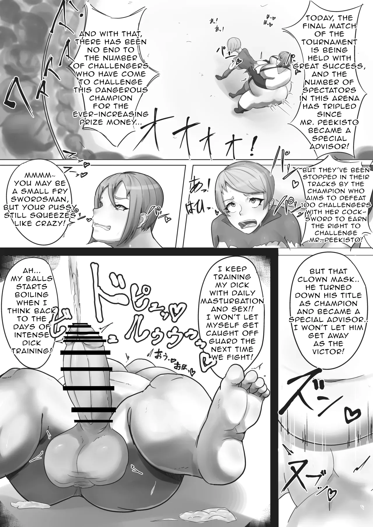 Arena Champion Female Swordsman Transformed into an Obscene Spectacle Page 29