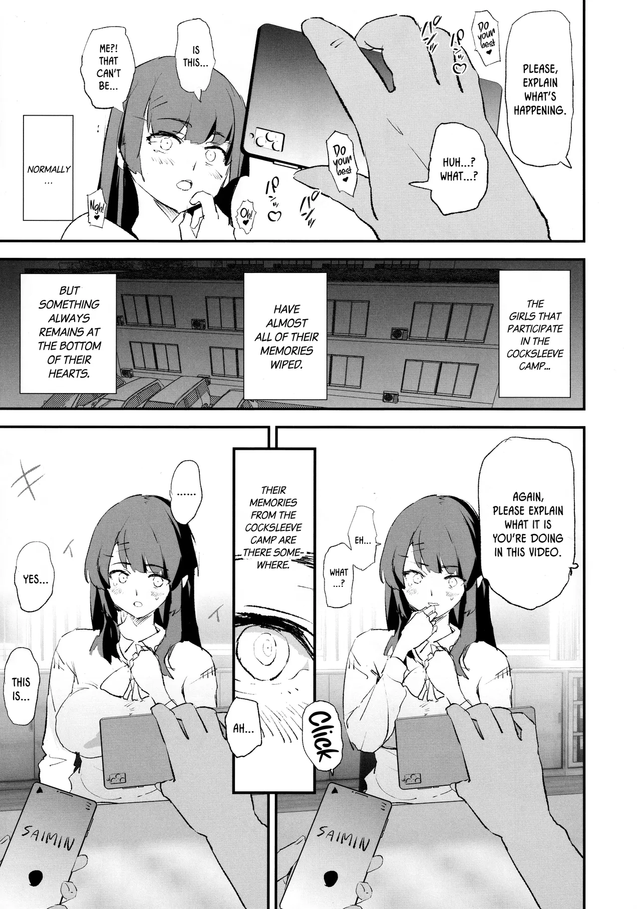 (C104) [Yami ni Ugomeku (Dokurosan)]Onaho Gasshuku Saimin Dosukebe Interview + Omake[English] [Kinsei Translations] [Decensored] Page 6