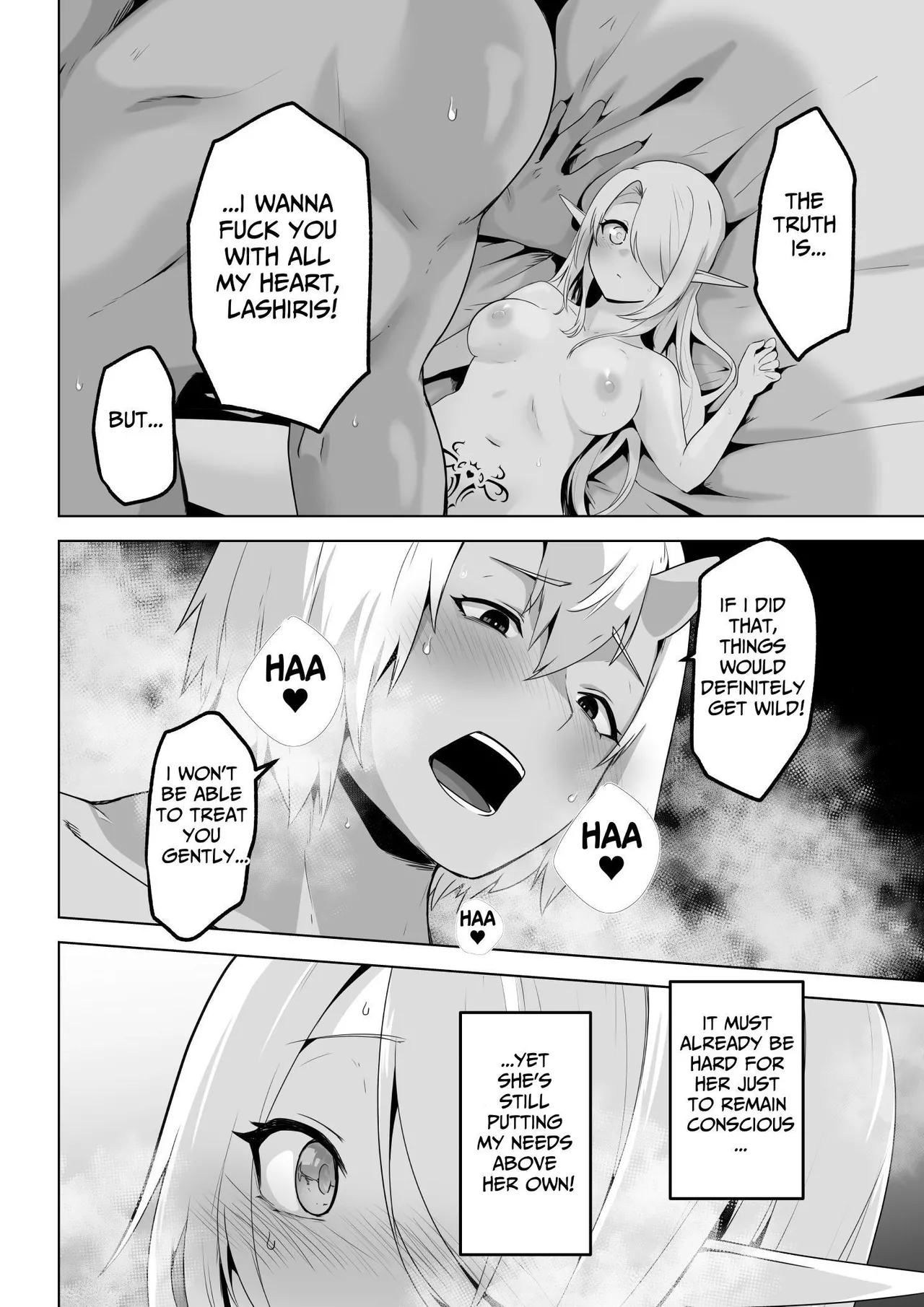 [HASHIOKI (Otemoto)]Seiyoku Tsuyo Tsuyo Elf wa Muriyari Okashite Hoshii | Lustful Elf Wants To Be Violated Against Her Will[English] [tsuyoshi] Page 30