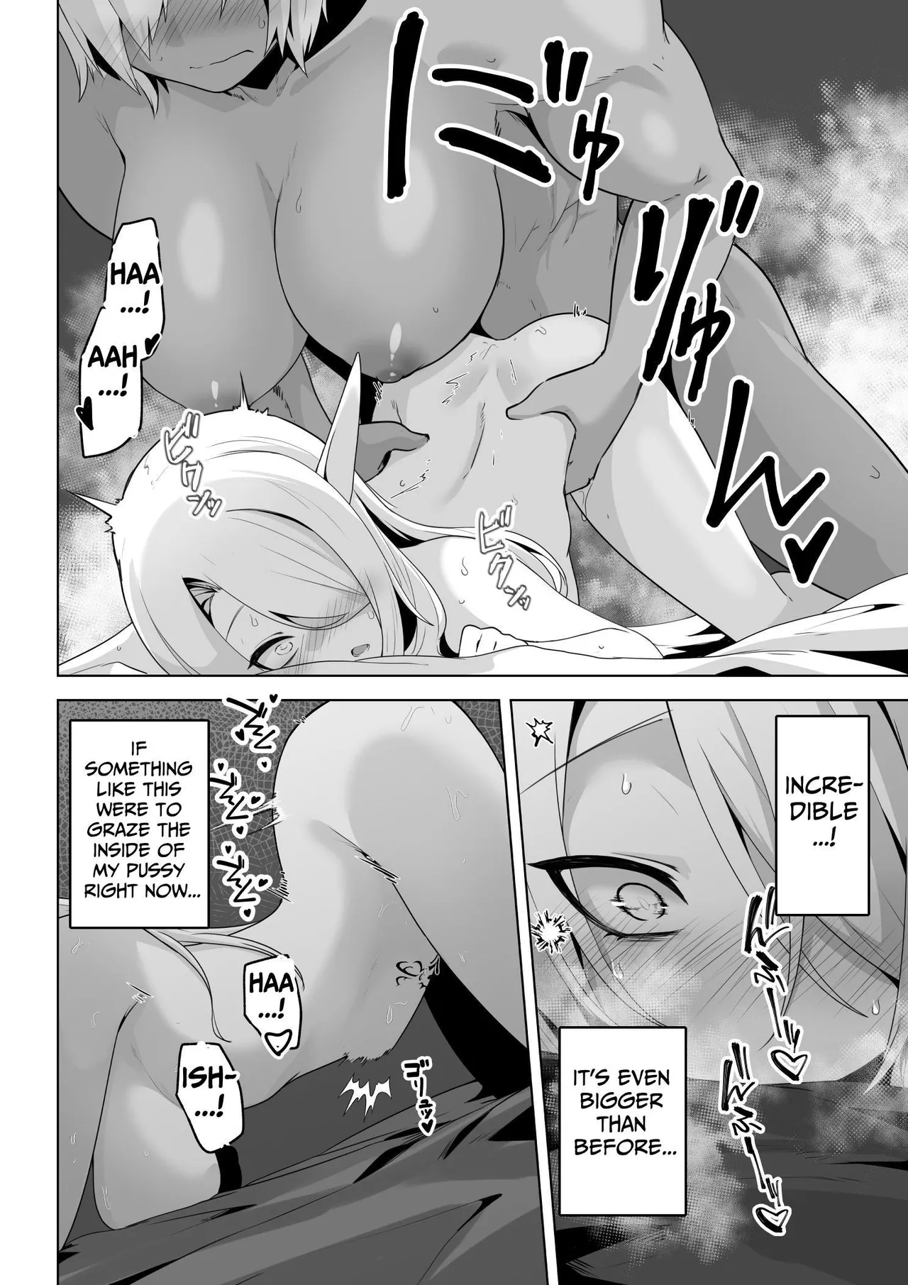 [HASHIOKI (Otemoto)]Seiyoku Tsuyo Tsuyo Elf wa Muriyari Okashite Hoshii | Lustful Elf Wants To Be Violated Against Her Will[English] [tsuyoshi] Page 46