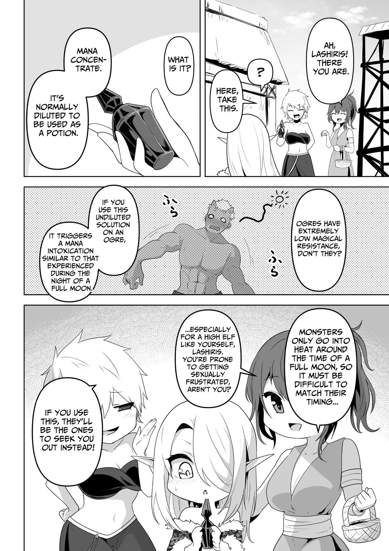 [HASHIOKI (Otemoto)]Seiyoku Tsuyo Tsuyo Elf wa Muriyari Okashite Hoshii | Lustful Elf Wants To Be Violated Against Her Will[English] [tsuyoshi] Page 8