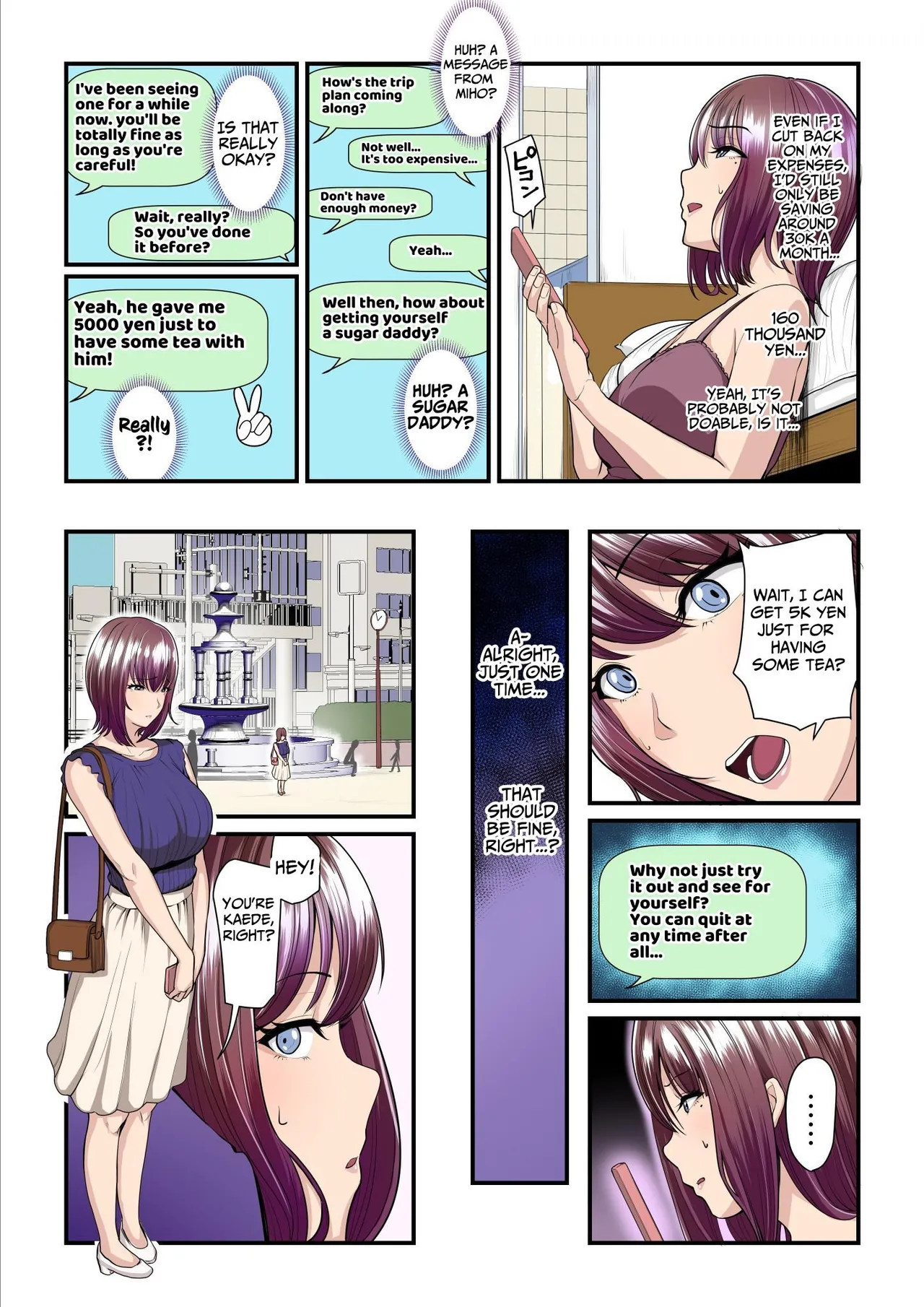[Ura no Hikidashi (Nizii)]Pakokatsu Oji-san to Kaede-chan (1+2+3) | Kaede and The Sugar Daddy(1+2+3) [English] [Kusanuu] Page 5