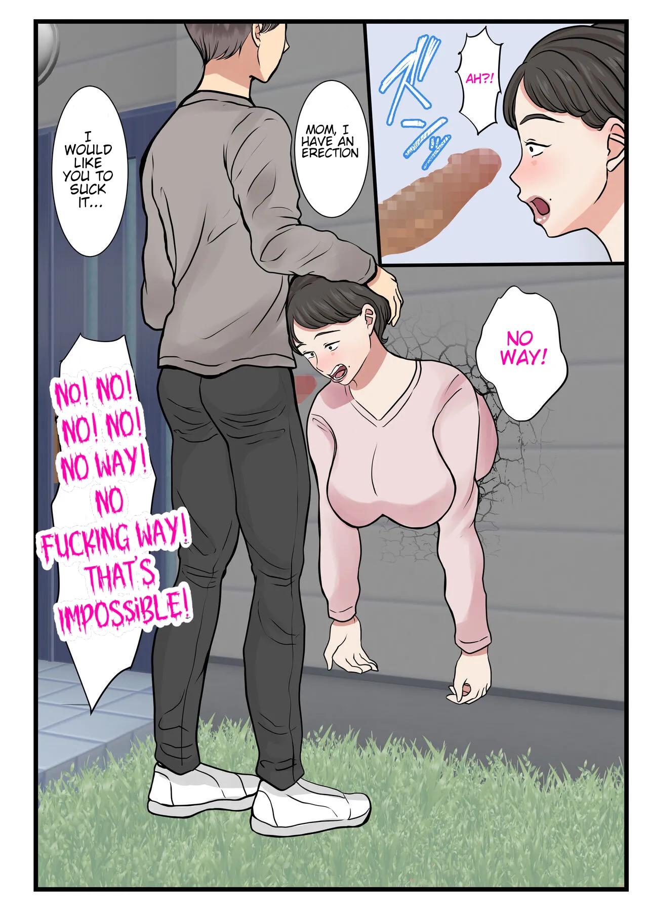 [Benii Kenkyuujo]Haha ga Kabe ni Hamatte Ugokenakatta node... | The day my mom got stuck in the wall and couldn't move...[English] Page 17