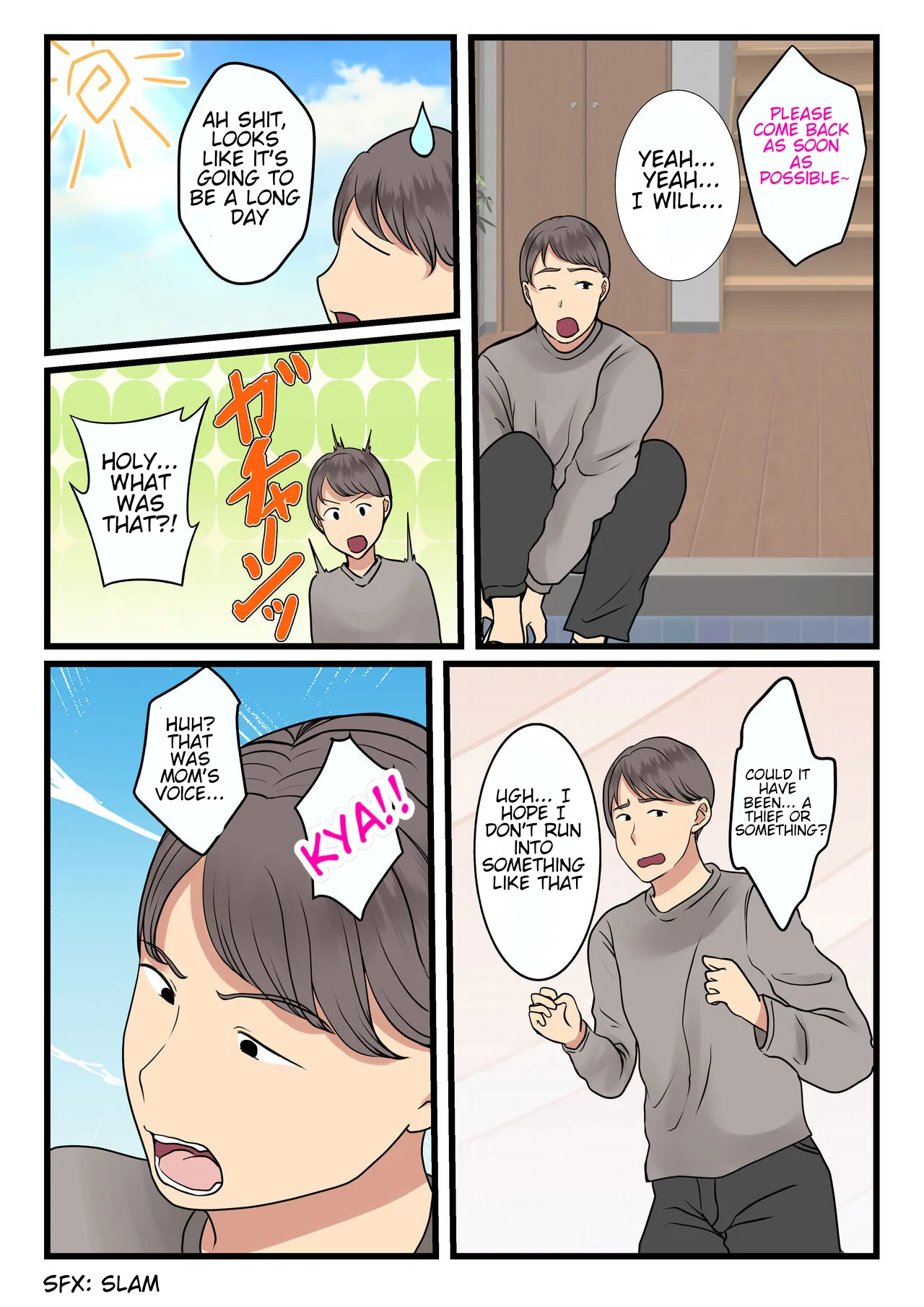 [Benii Kenkyuujo]Haha ga Kabe ni Hamatte Ugokenakatta node... | The day my mom got stuck in the wall and couldn't move...[English] Page 7
