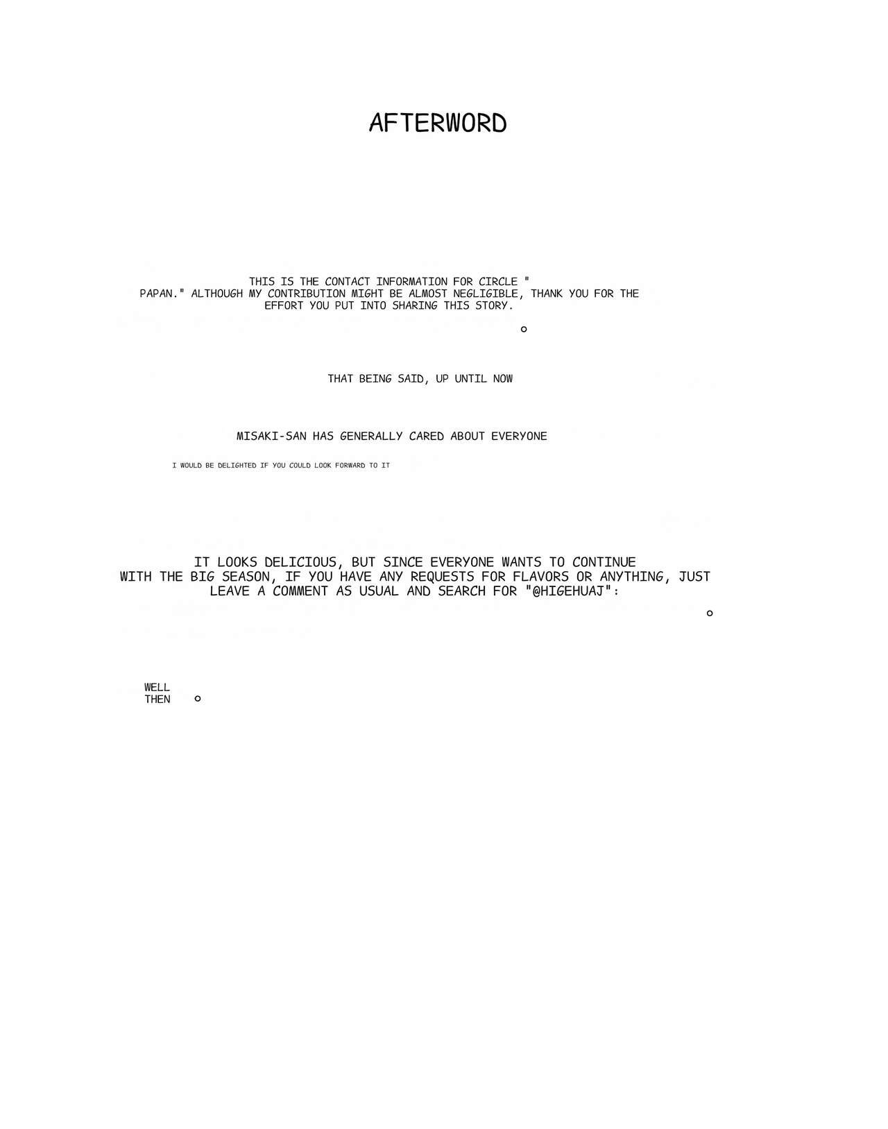 I can have sex to my heart's content with my favorite person, 1 - 2. Page 61