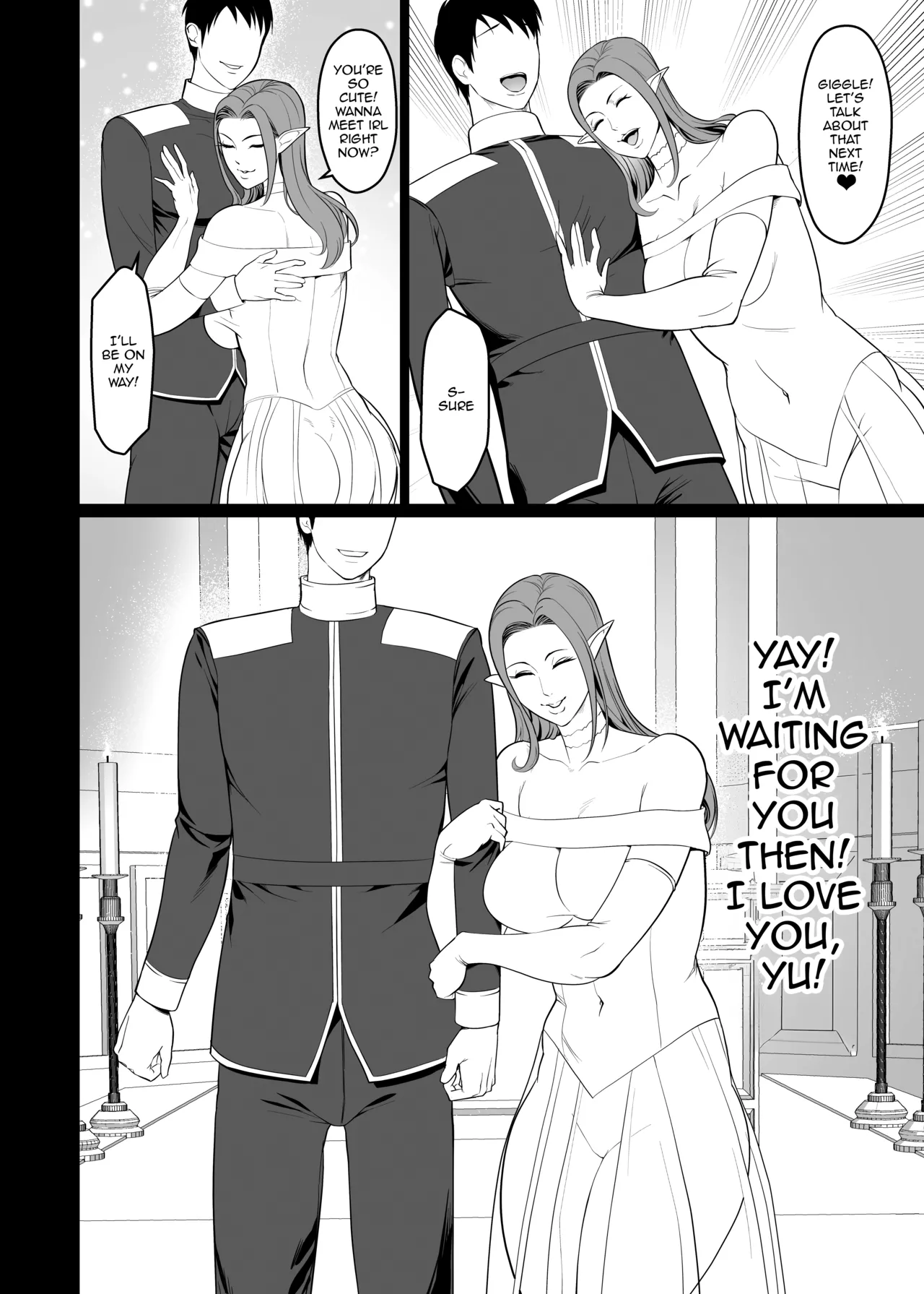 [ERO.MORI (Kirin Ouji)]Game de Seiso datta Anoko wa Gal!? | That Girl Who Was So Pure In-game Turned Out To Be a Tall Gyaru!?[English] Page 42