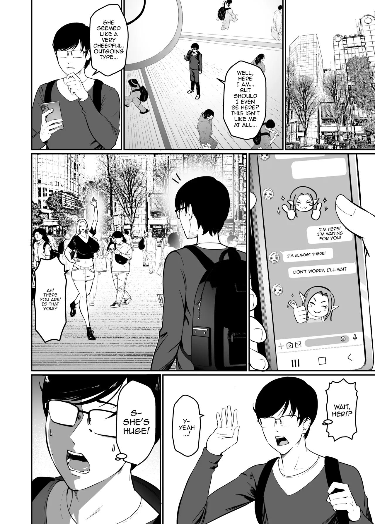 [ERO.MORI (Kirin Ouji)]Game de Seiso datta Anoko wa Gal!? | That Girl Who Was So Pure In-game Turned Out To Be a Tall Gyaru!?[English] Page 6
