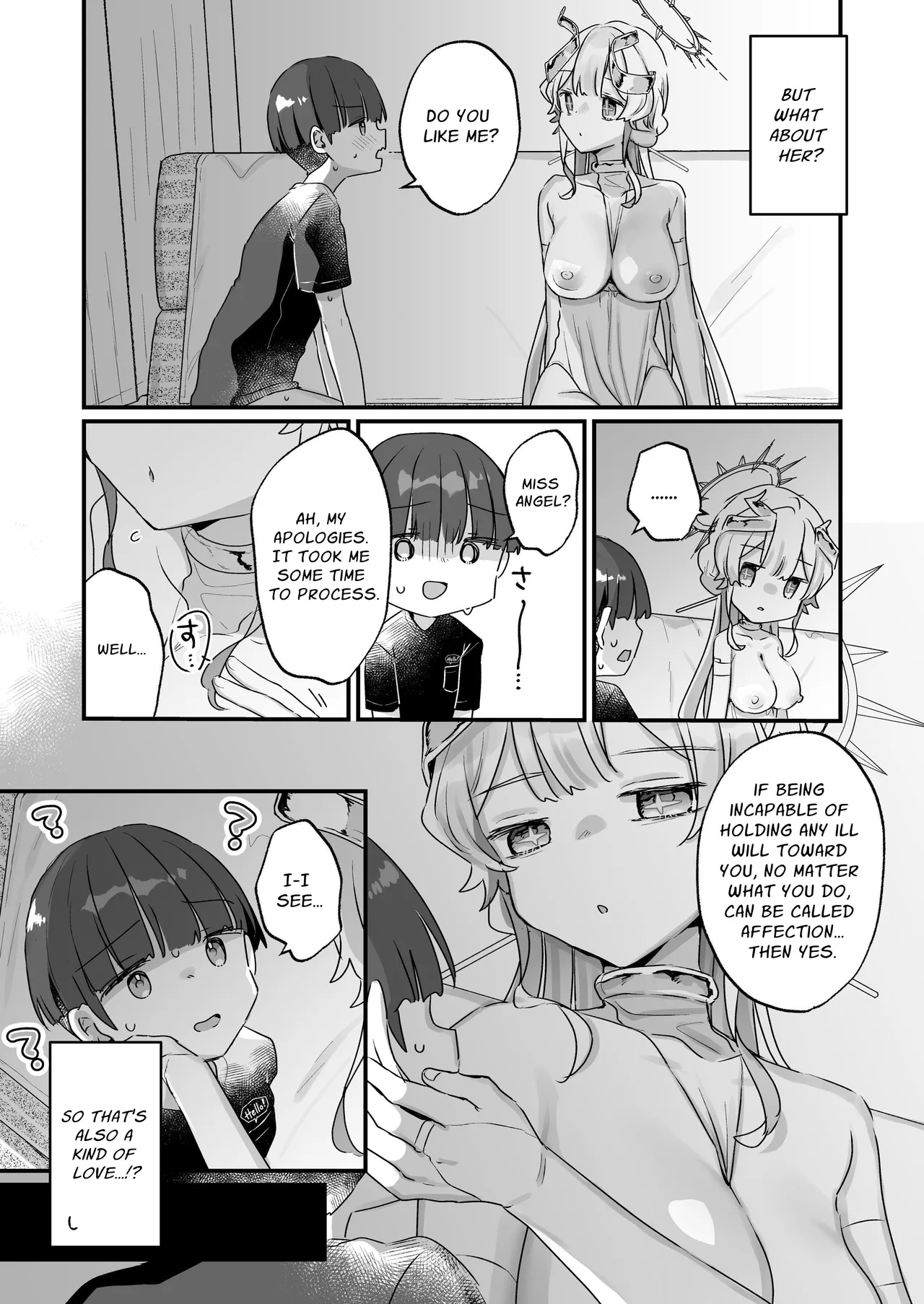 [Tenkirin (Kanroame)]Zoku Onaho Ochishita Kikai Tenshi-sama to Boku no Natsuyasumi | My Summer Vacation with a Fallen Faphole Mech Angel 2[English] [Translatoranon] [Digital] Page 38