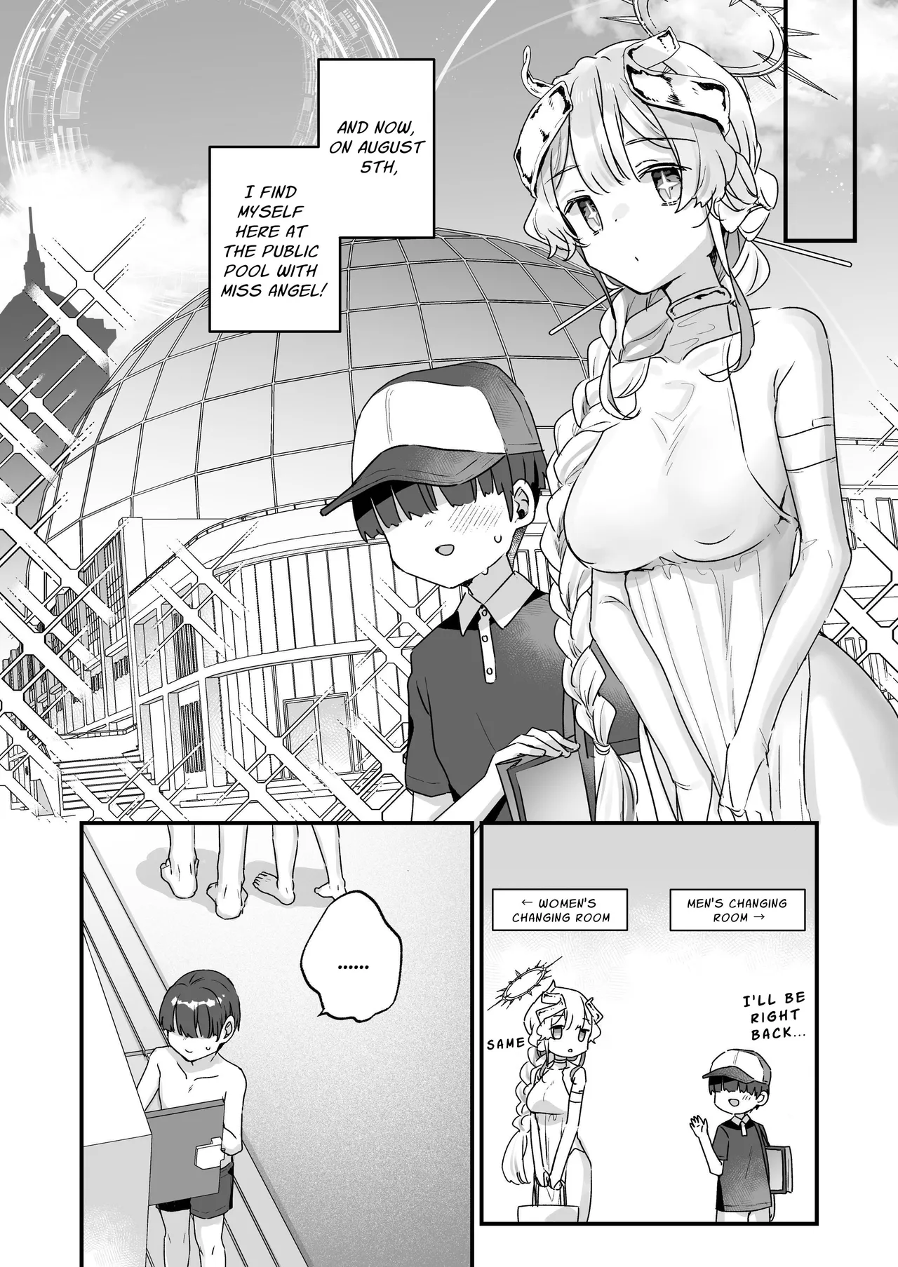 [Tenkirin (Kanroame)]Zoku Onaho Ochishita Kikai Tenshi-sama to Boku no Natsuyasumi | My Summer Vacation with a Fallen Faphole Mech Angel 2[English] [Translatoranon] [Digital] Page 5