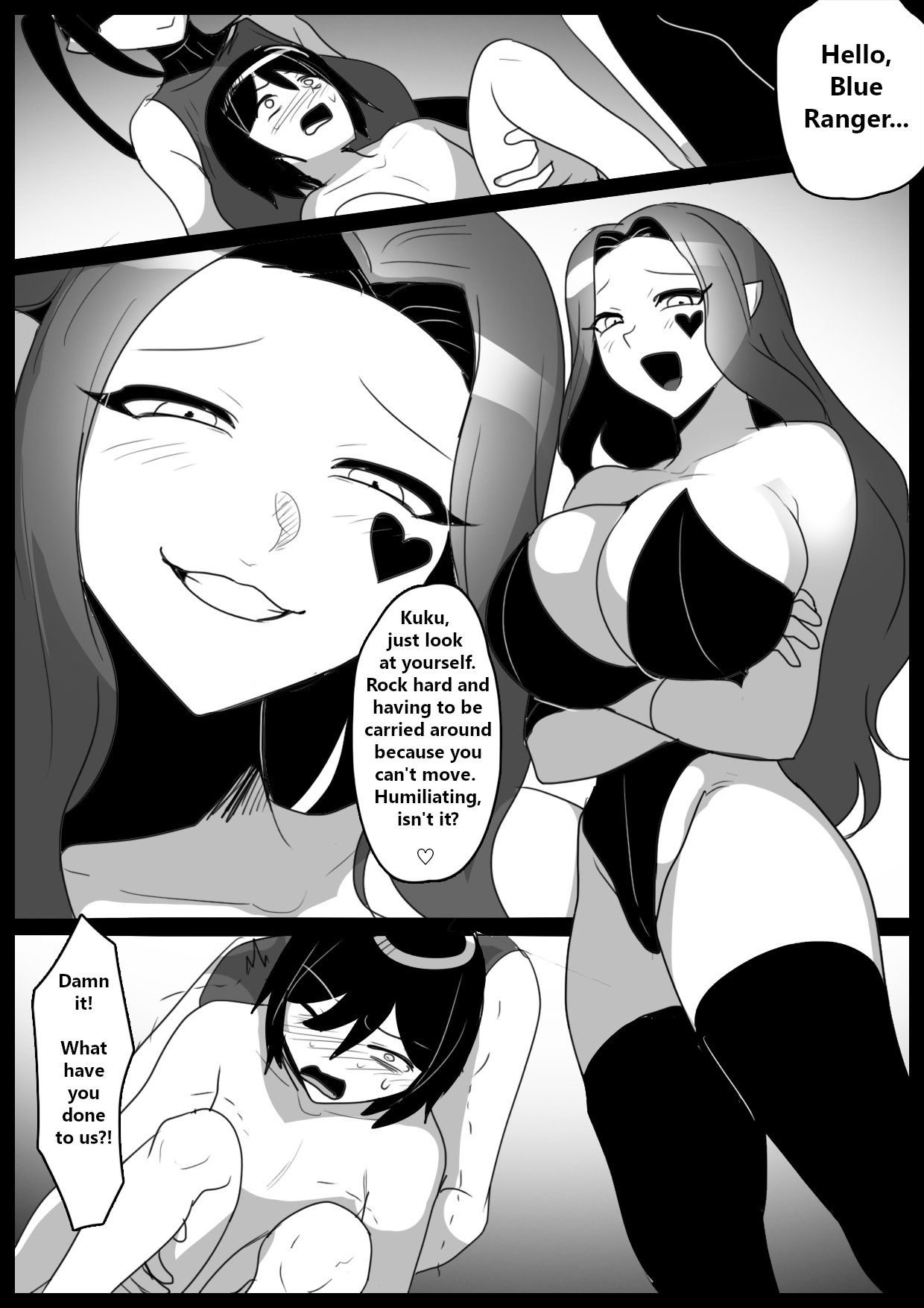 [Permission (Toppogi)]Hero shonen ga zako kaijin ni jinkaku shasei sa se rare fuin sa reru ohanashi[English] Page 8