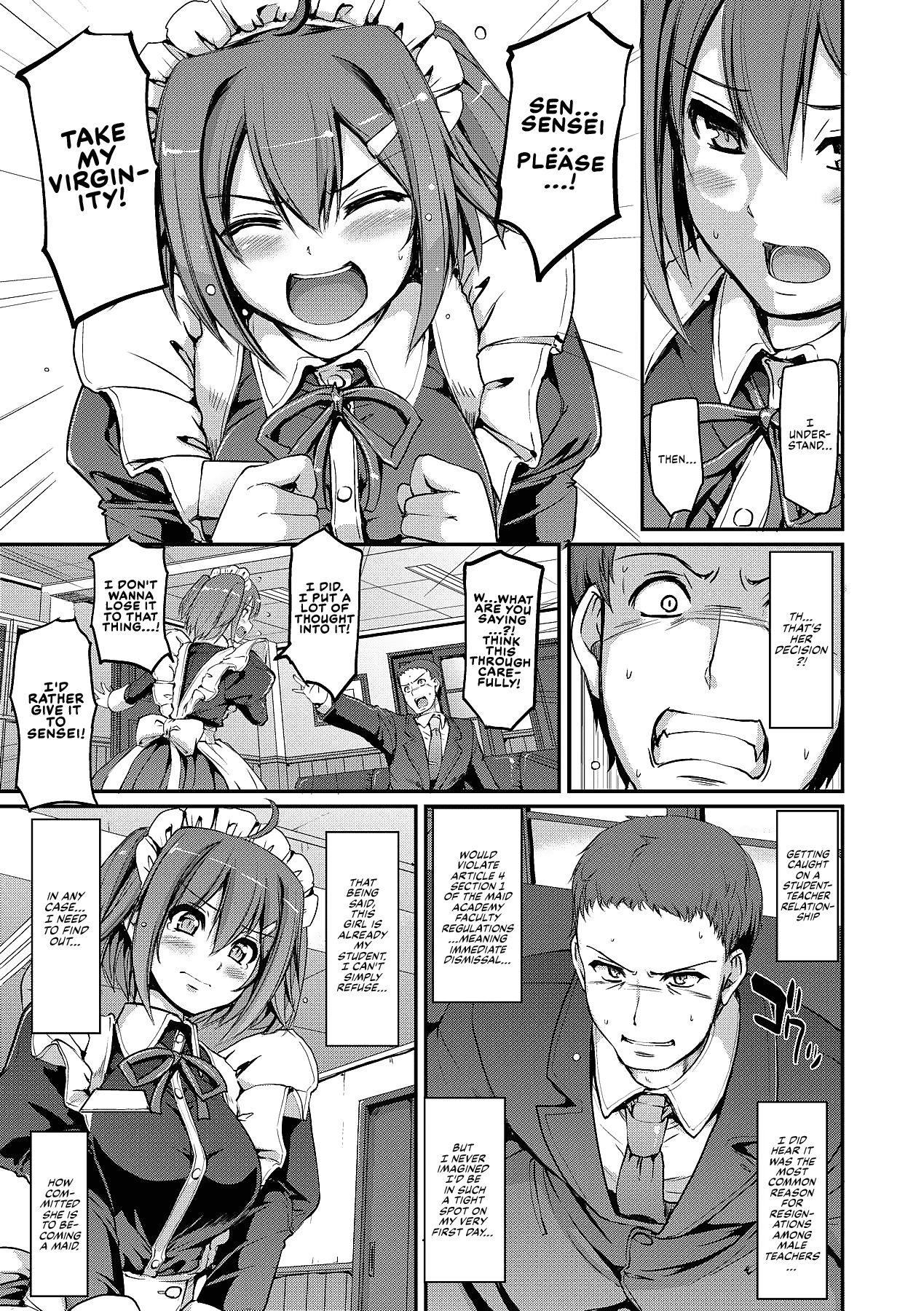 [Alexi Laiho]Maid Gakuen e Youkoso!! - Welcome to Maid Academy Ch. 1-3[English] [Decensored] [Digital] Page 15