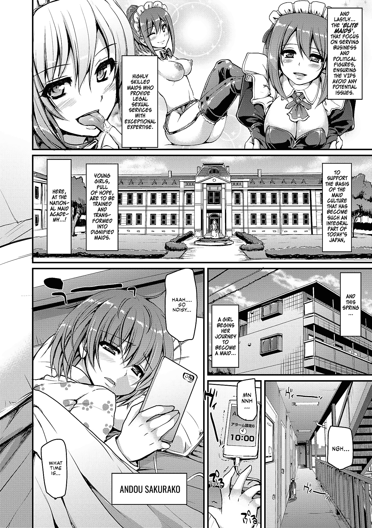 [Alexi Laiho]Maid Gakuen e Youkoso!! - Welcome to Maid Academy Ch. 1-3[English] [Decensored] [Digital] Page 6