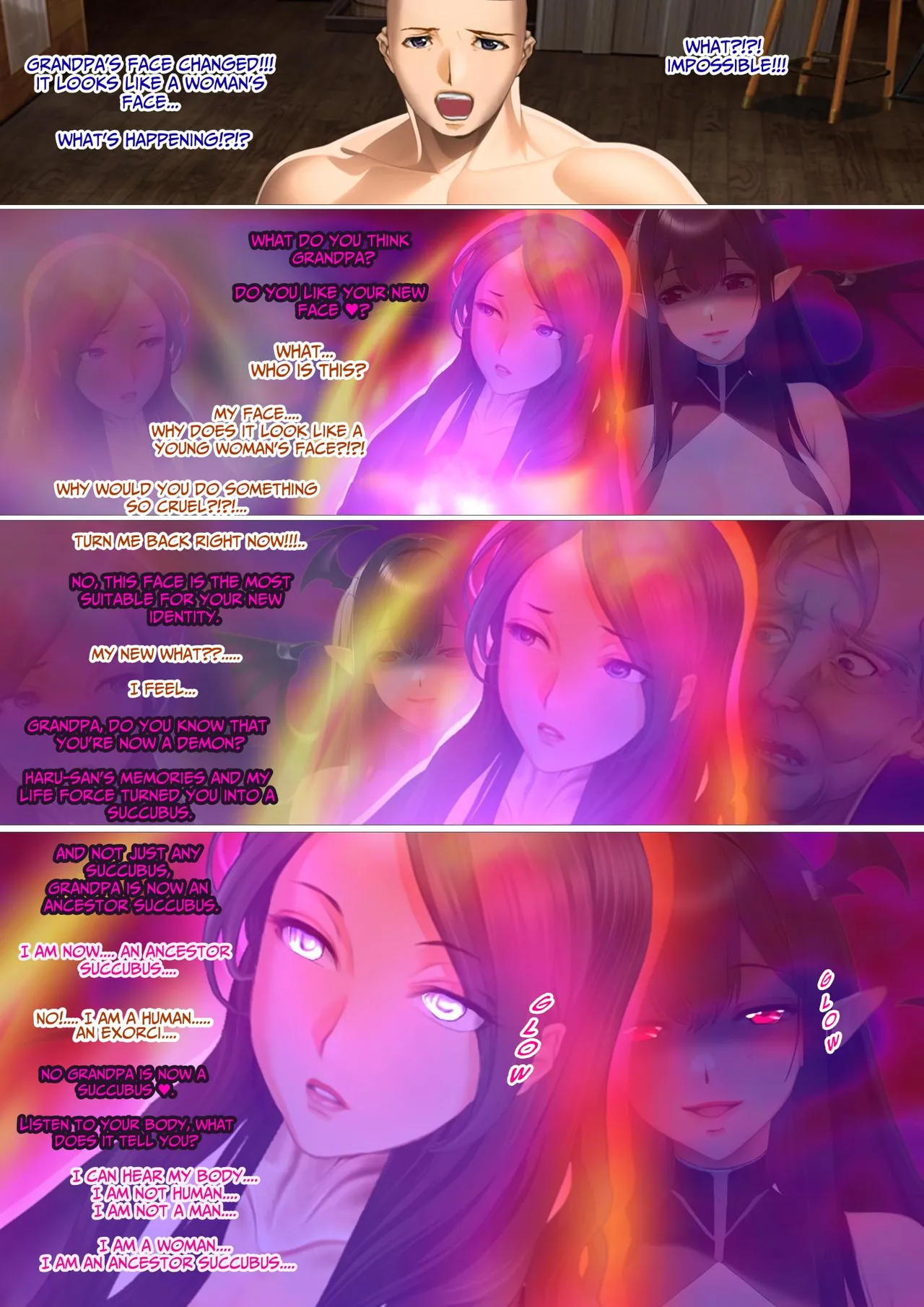The Succubus Box: A lewd and unusual fate befalls the exorcist grandfather and grandson. Page 30