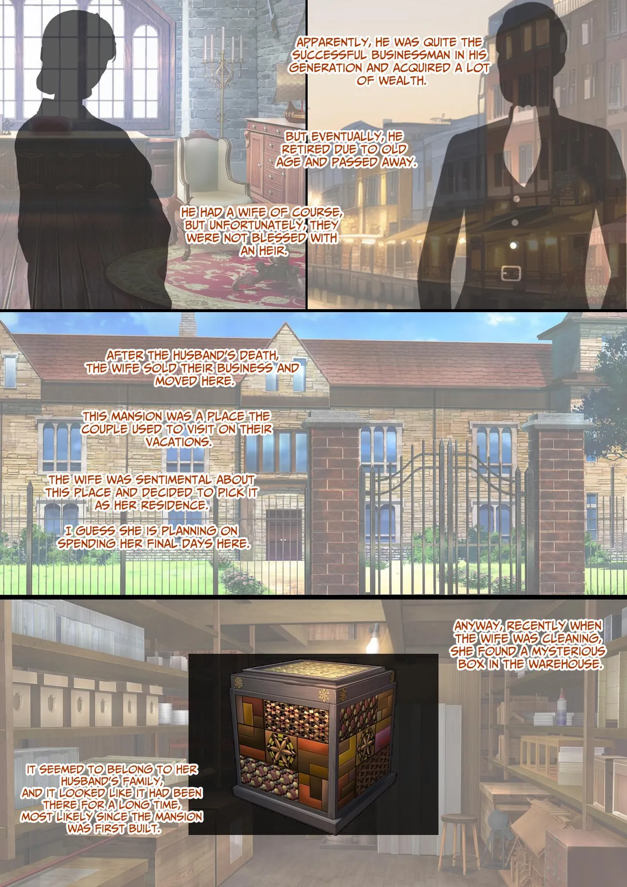 The Succubus Box: A lewd and unusual fate befalls the exorcist grandfather and grandson. Page 7
